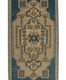 Turkish Mini Rug Oriental Hand Knotted Vintage Rug 1'6" x 2'7" #21223