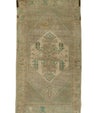 Turkish Mini Rug Oriental Hand Knotted Vintage Rug 1'10" x 3'7" #21026