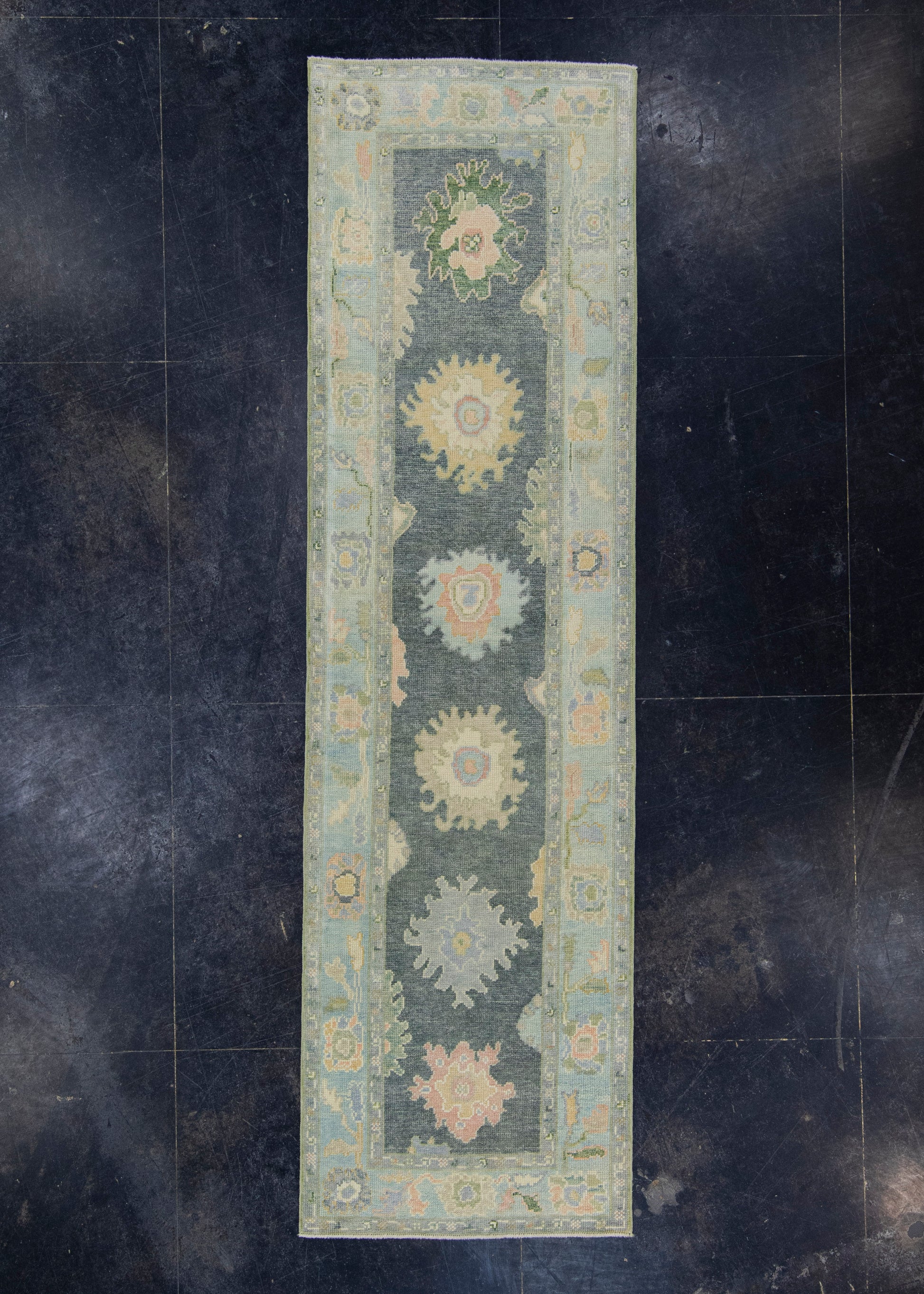 Turkish Oushak Rug 2'11" x 10'3" #19120