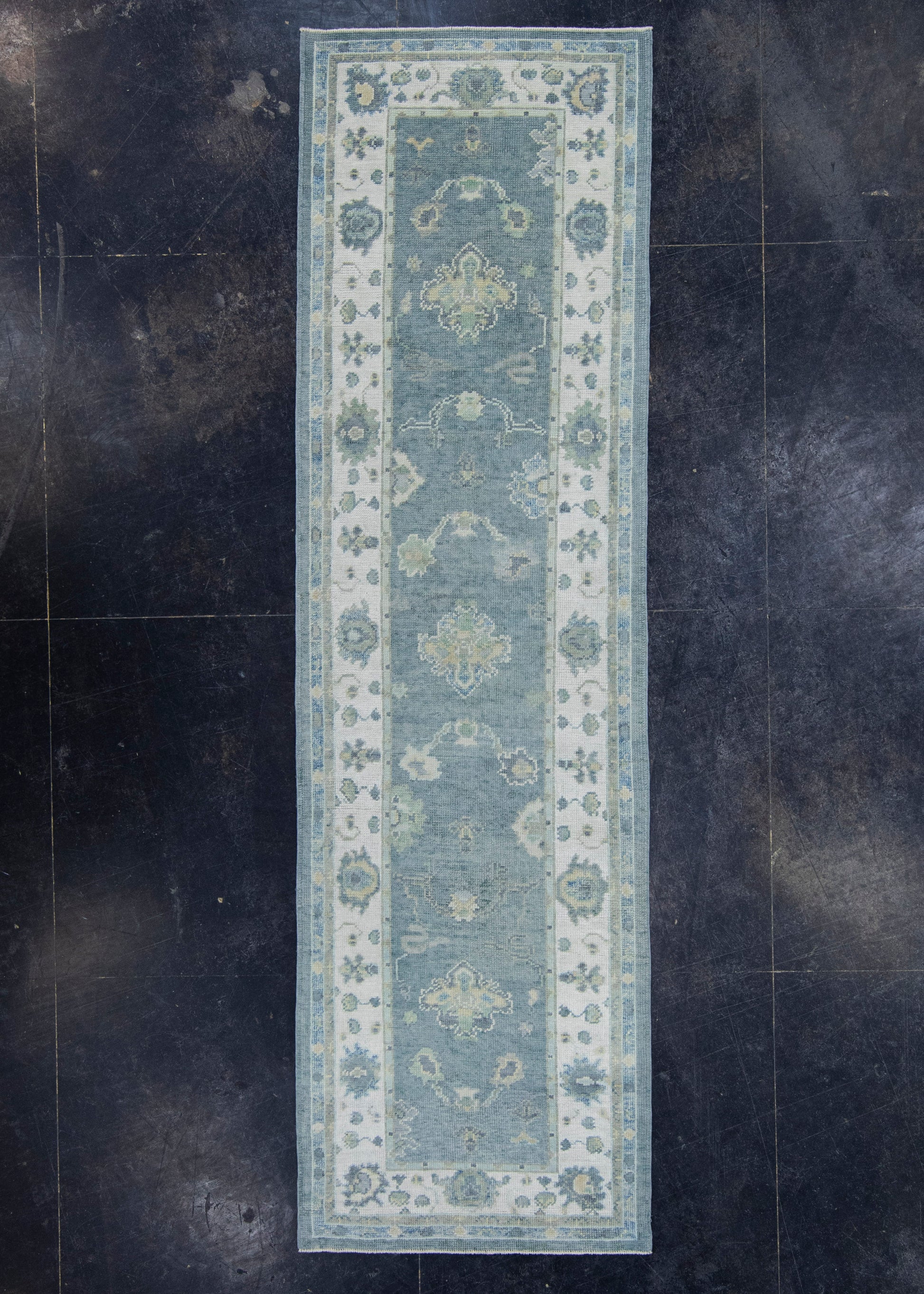 Turkish Oushak Rug 2'11" x 10'1" #19182