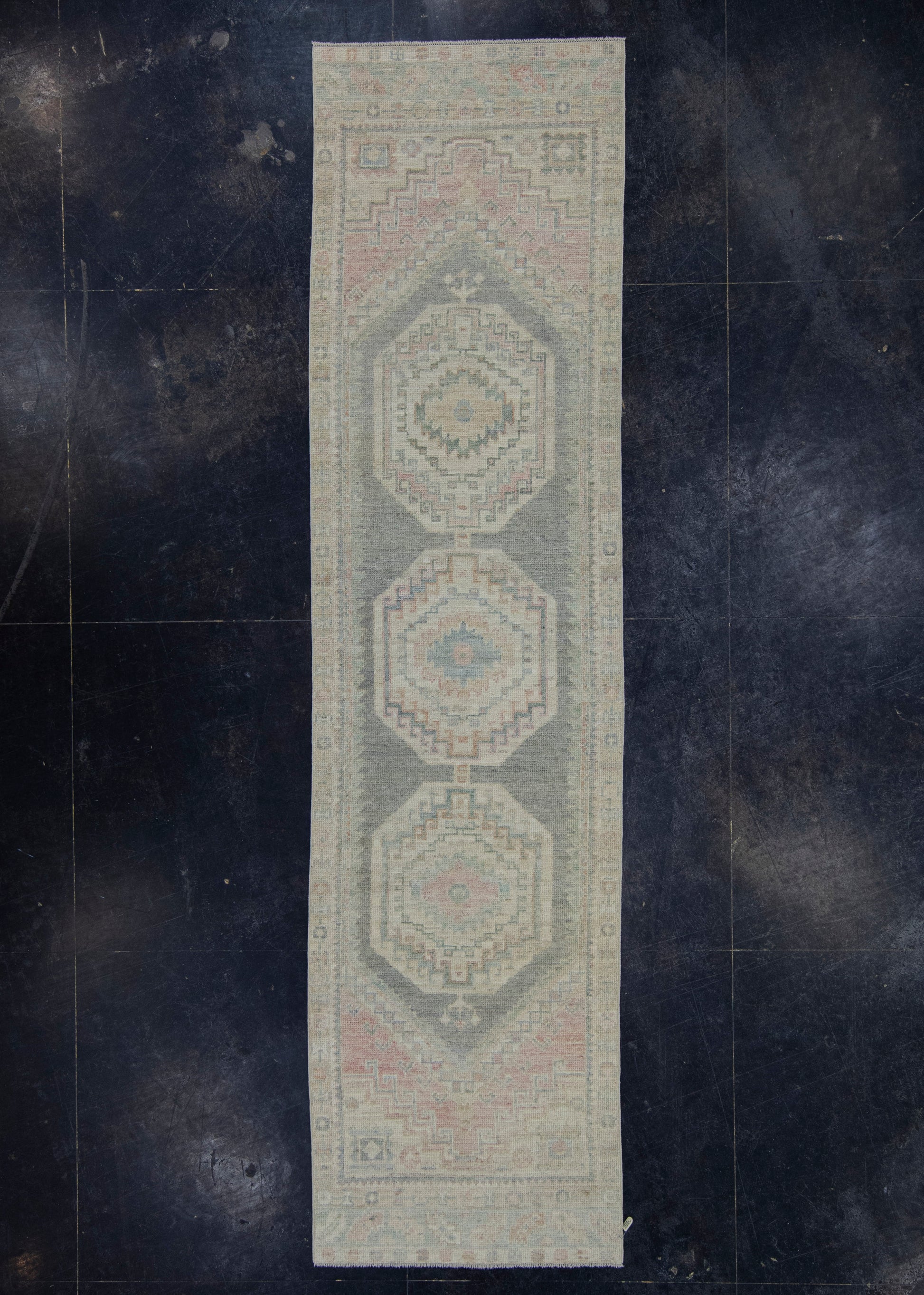 Turkish Oushak Rug 2'10" x 11' #19418