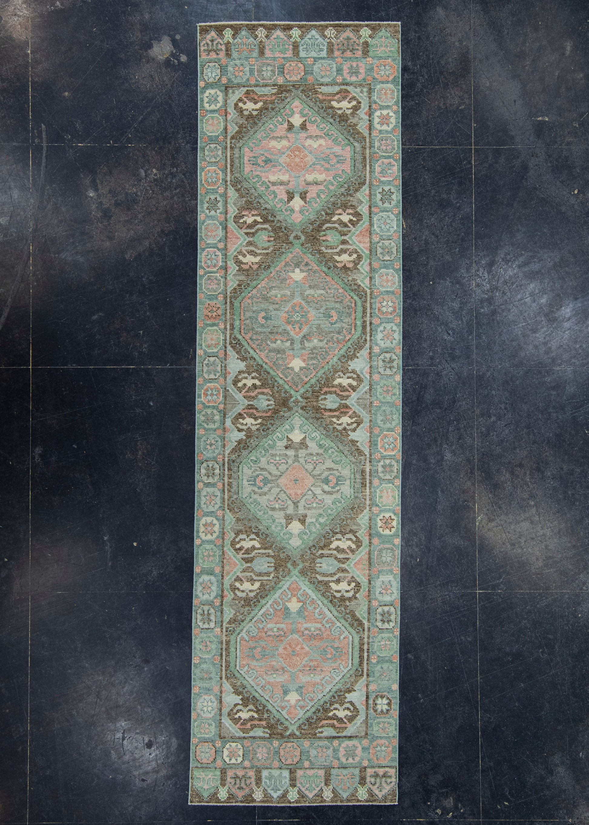 Turkish Oushak Rug 2'9" x 10'6" #20022