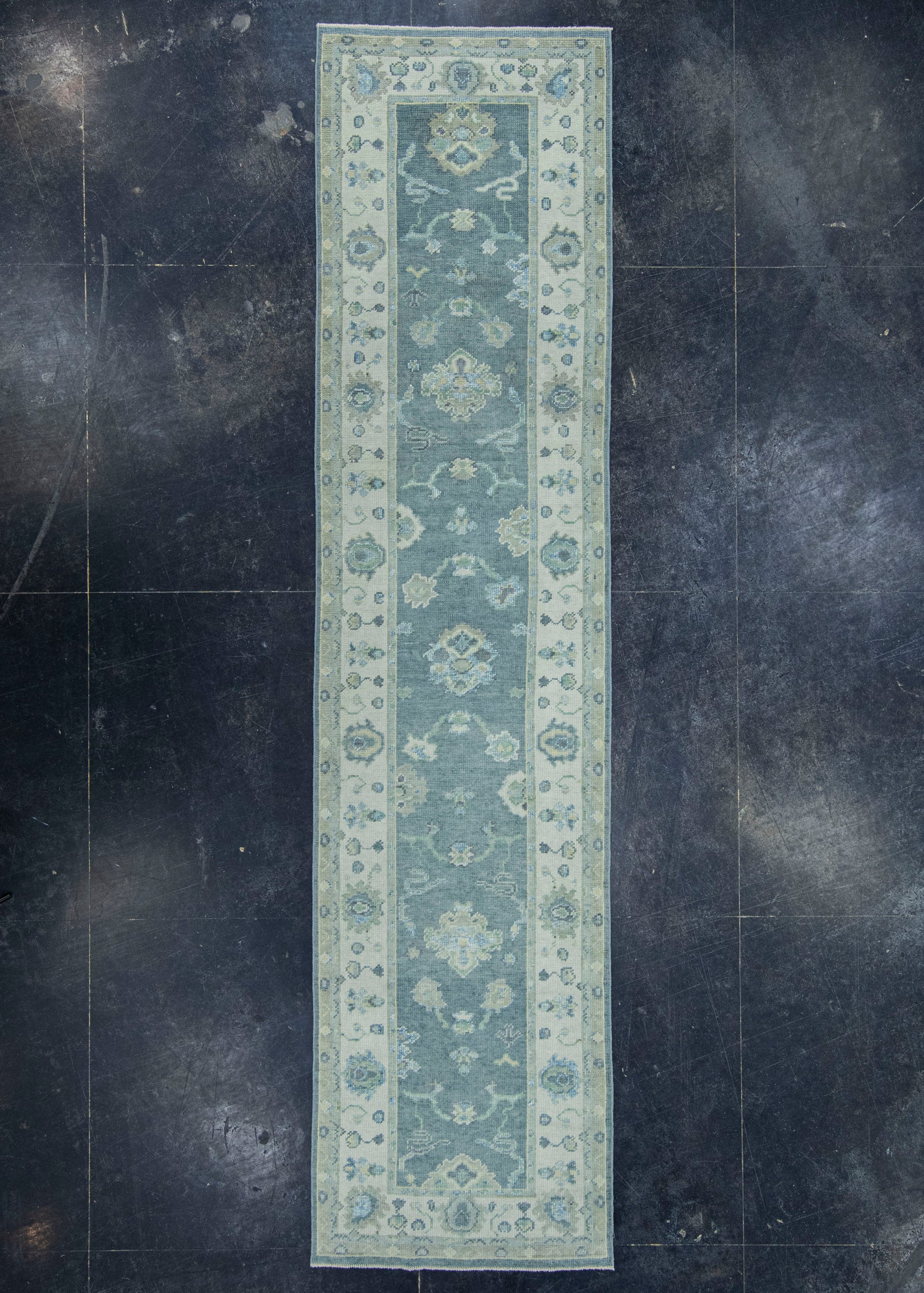 Turkish Oushak Rug 2'9" x 11'4" #19193