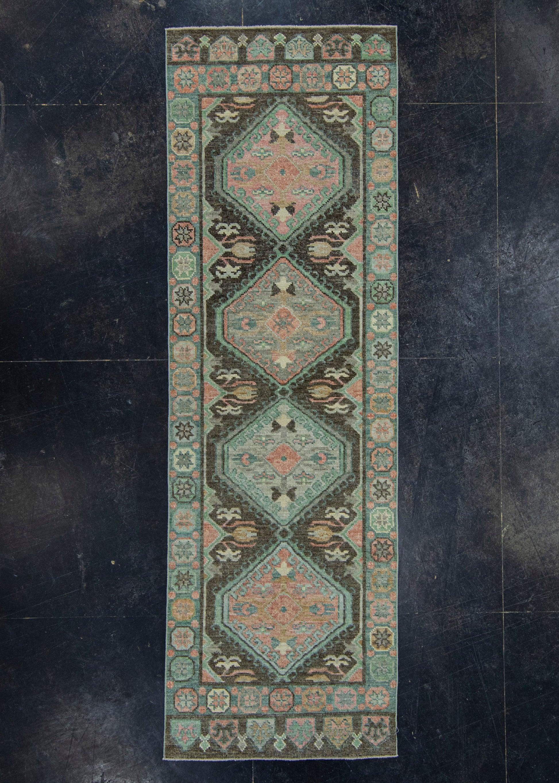 Turkish Oushak Rug 2'9" x 8'7" #20033