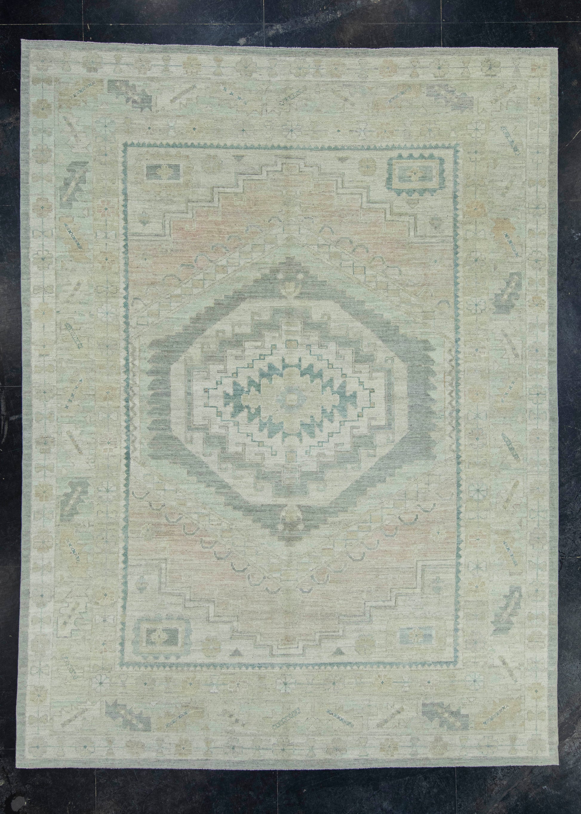 Turkish Oushak Rug 9' x 12' #19375