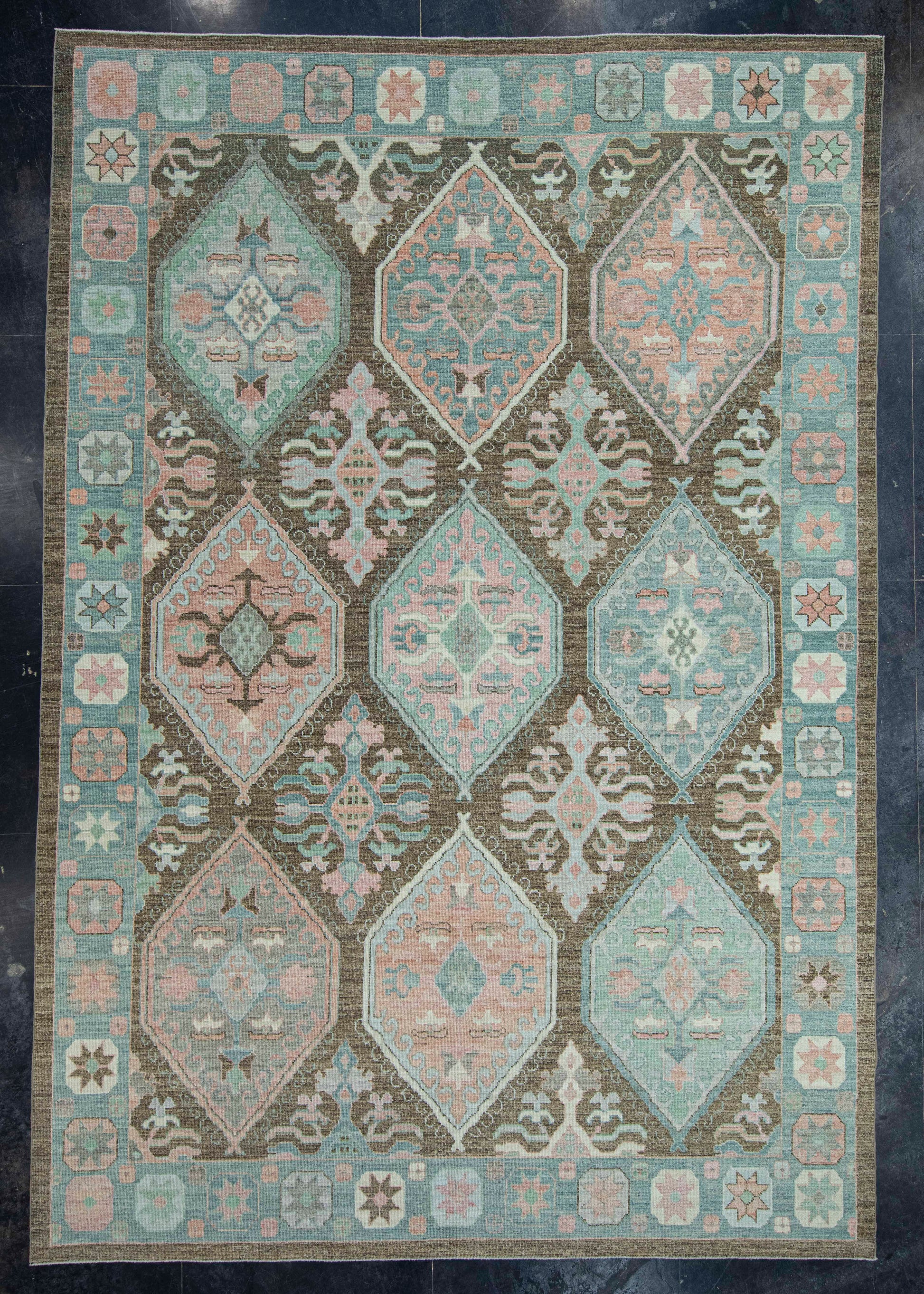 Turkish Oushak Rug 10'2" x 14'9" #20035