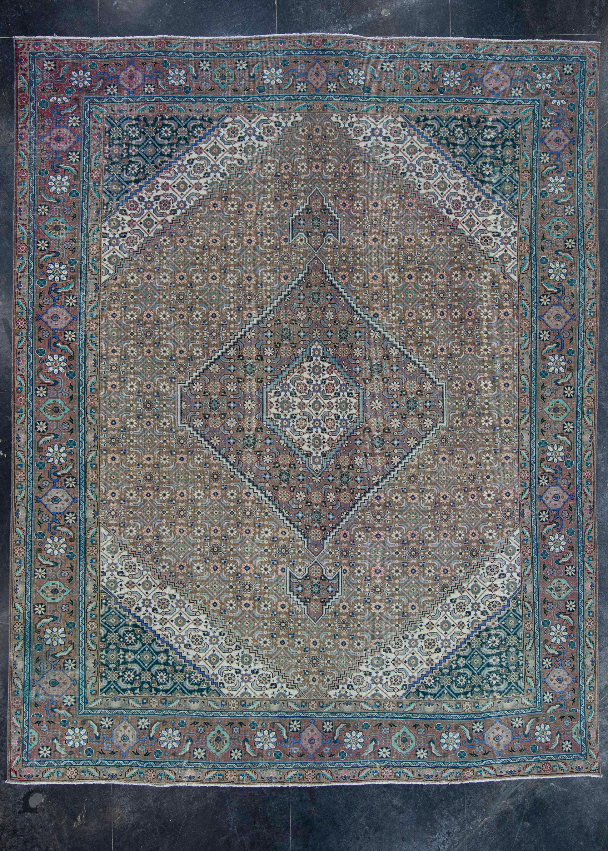 Turkish Vintage Rug 10' x 12'8" #20585