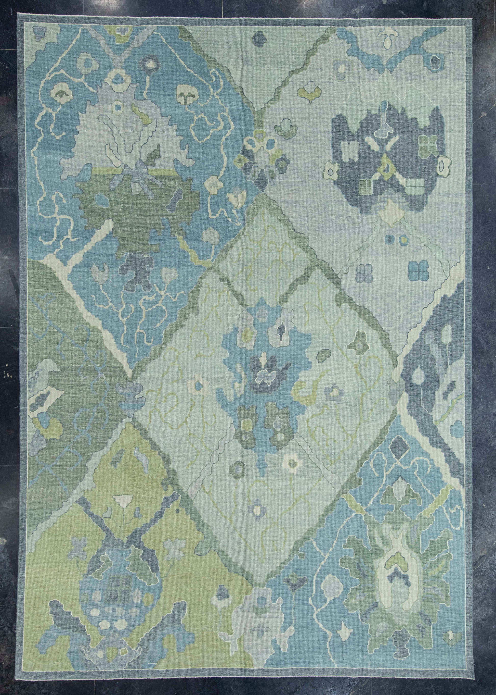Turkish Oushak Rug 9'10" x 14'3" #19034