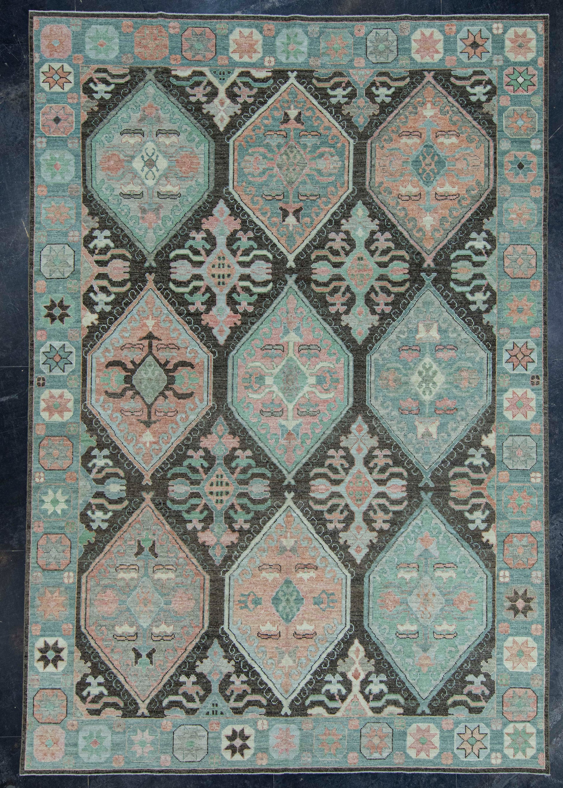 Turkish Oushak Rug 8'6" x 12'4" #20050