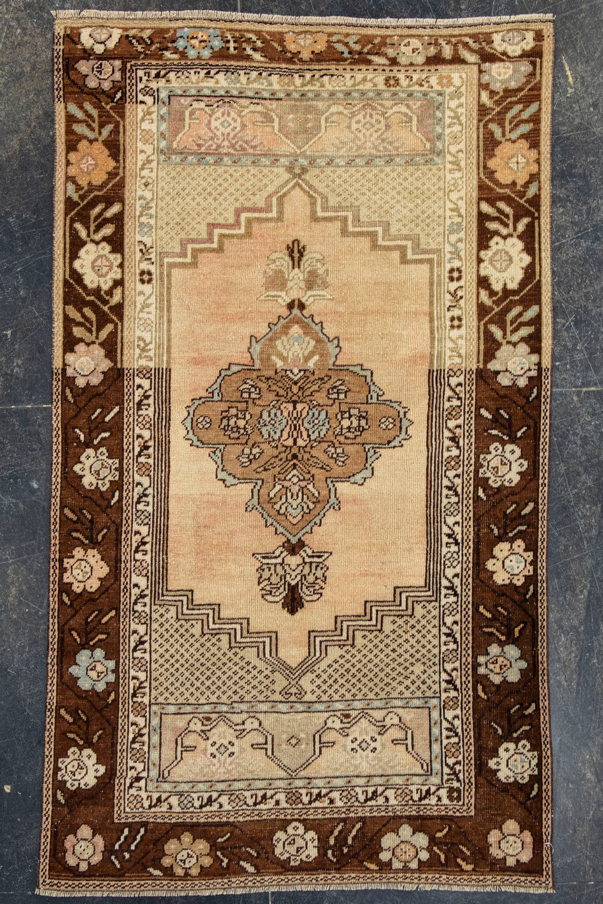 Turkish Vintage Rug 3'1" x 5'4" #19831