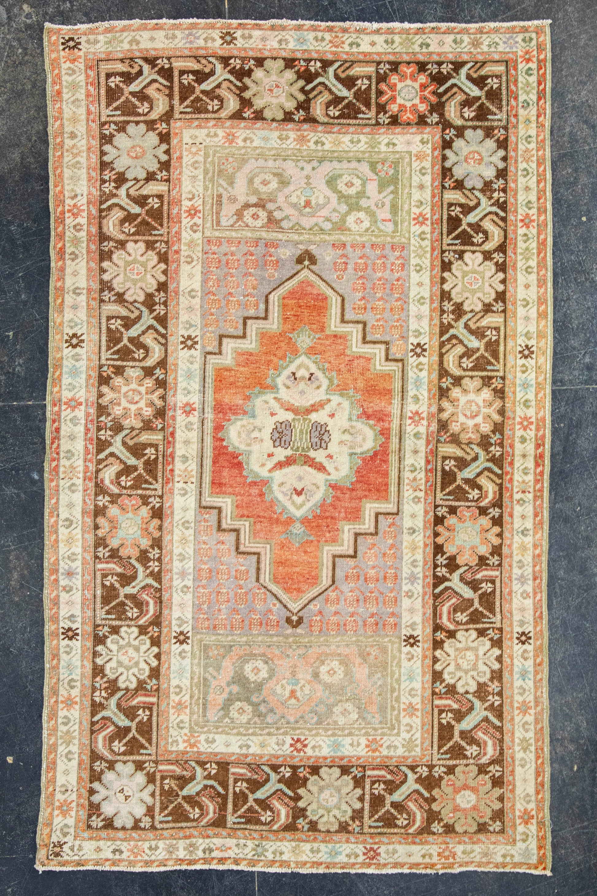 Turkish Vintage Rug 3'5" x 5'8" #20607