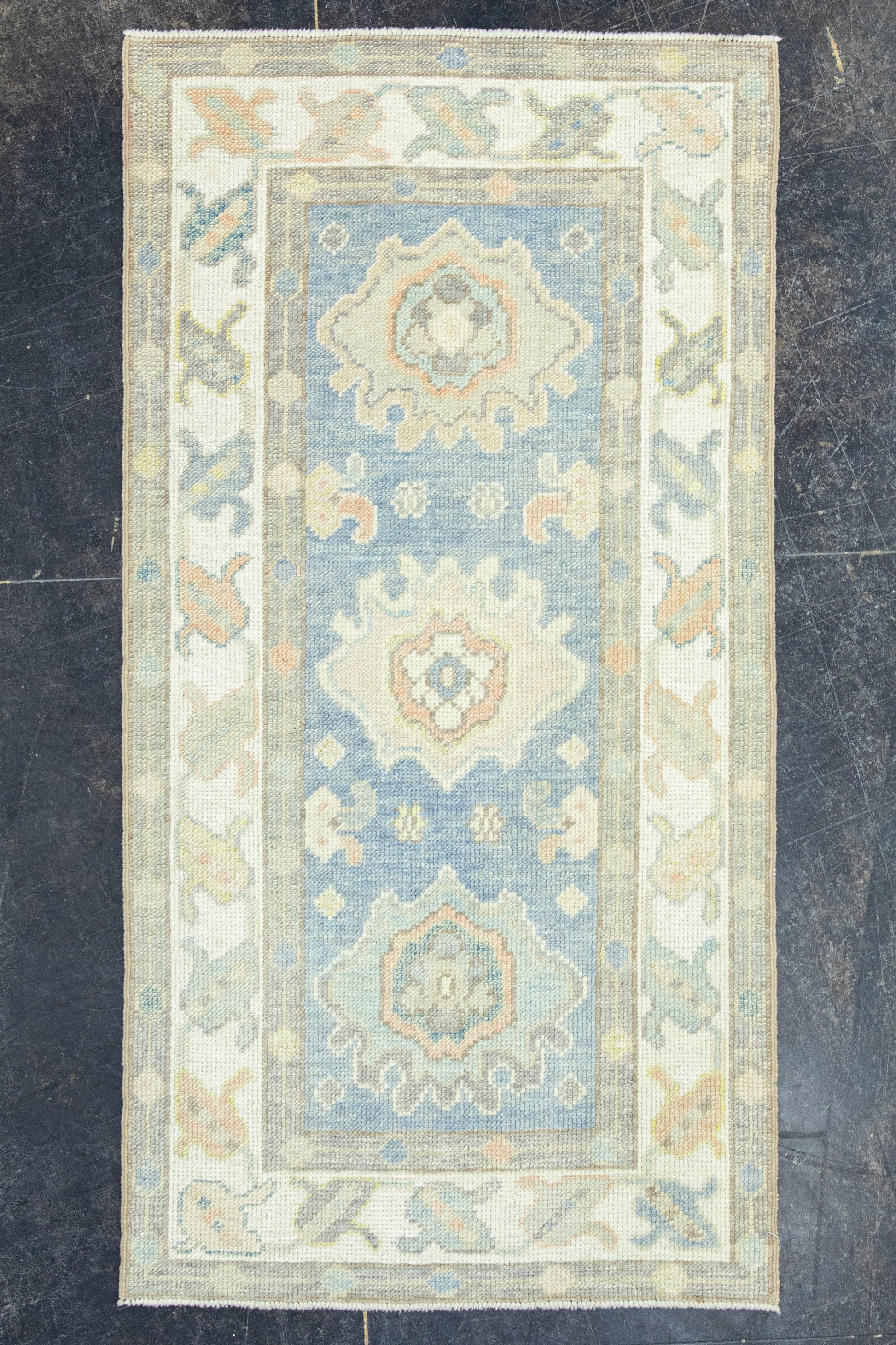 Turkish Oushak Rug 2'6" x 4'10" #19500