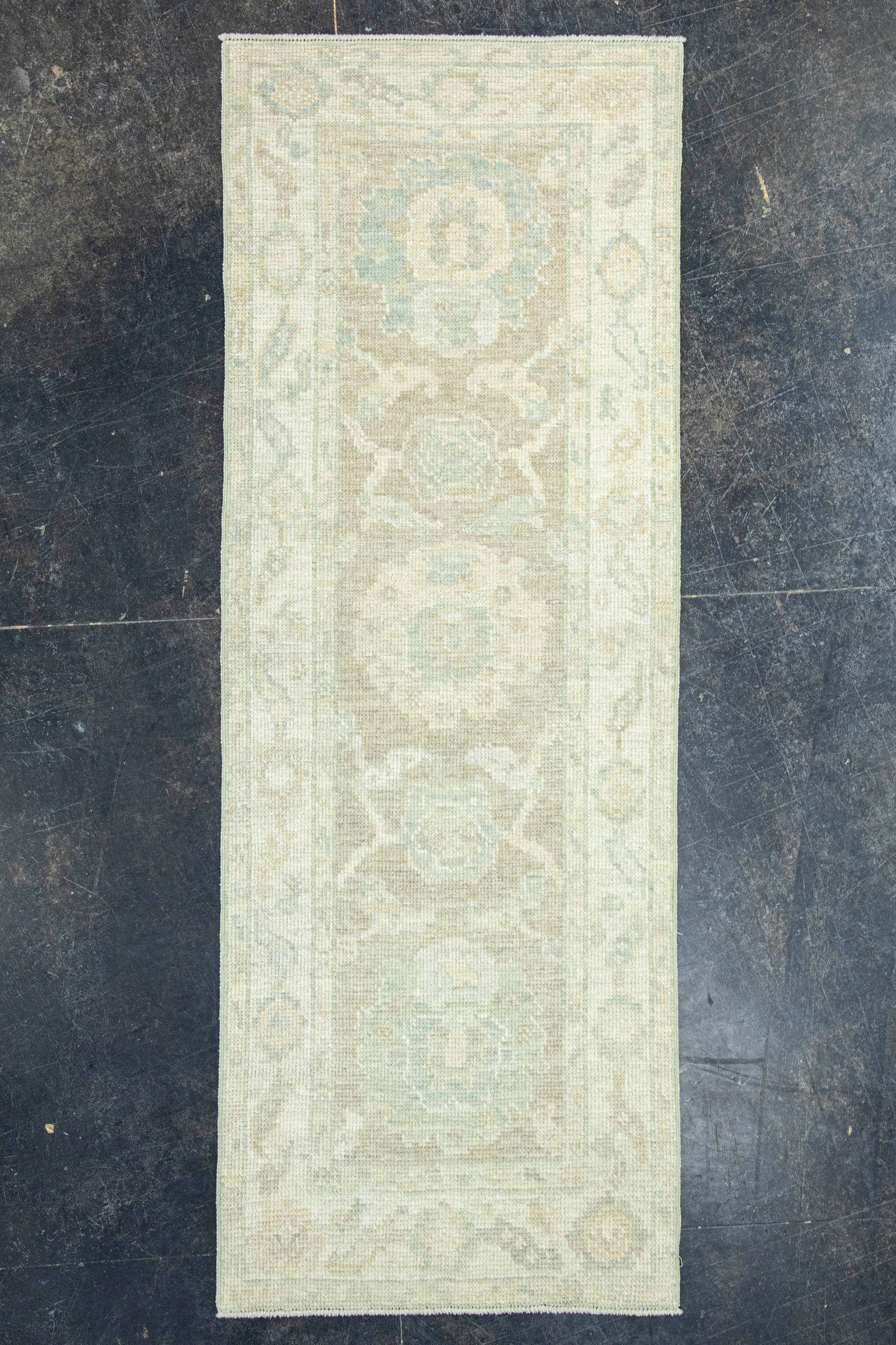 Turkish Oushak Rug 2'2" x 6' #19484