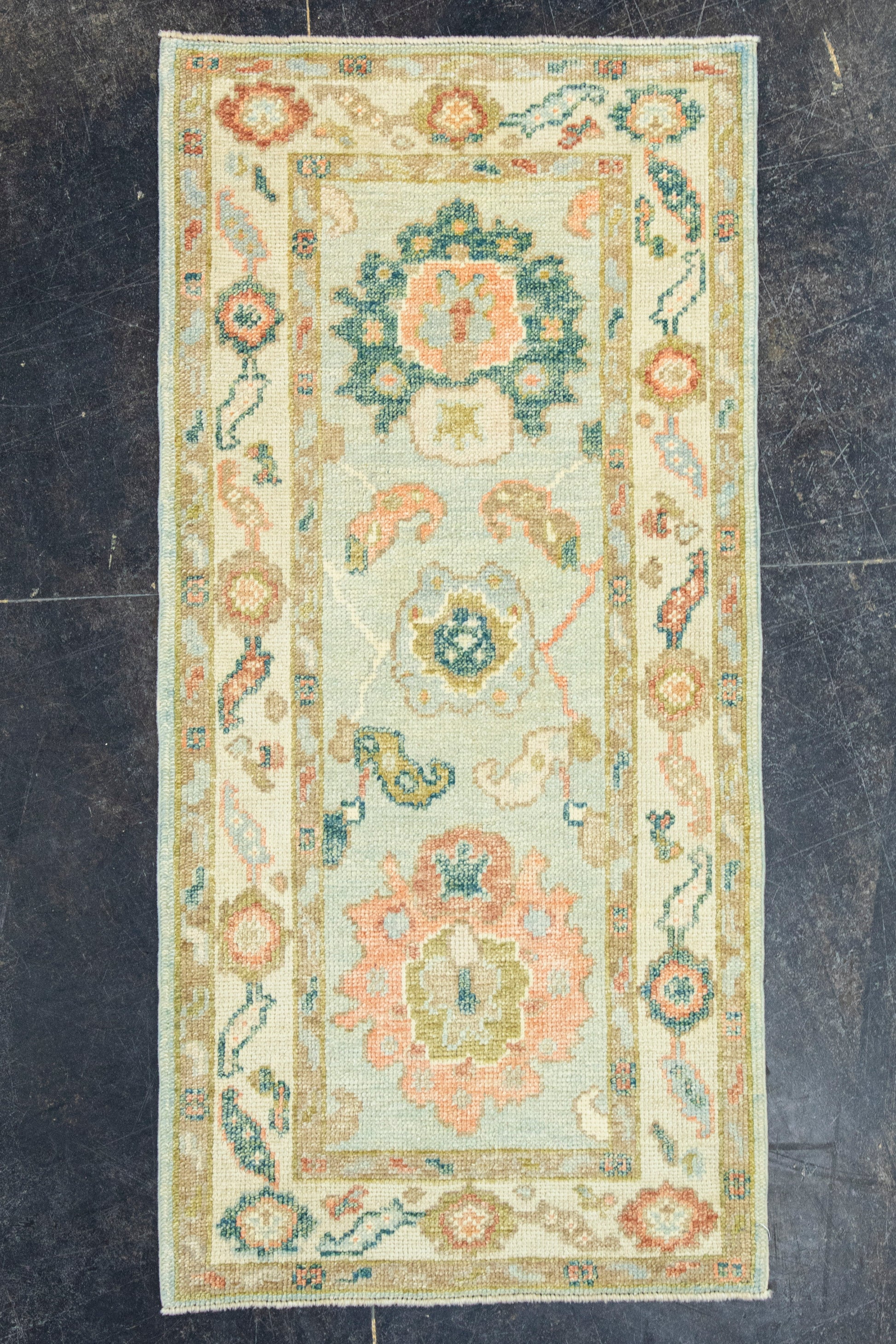 Turkish Oushak Rug 2'4" x 4'10" #20122