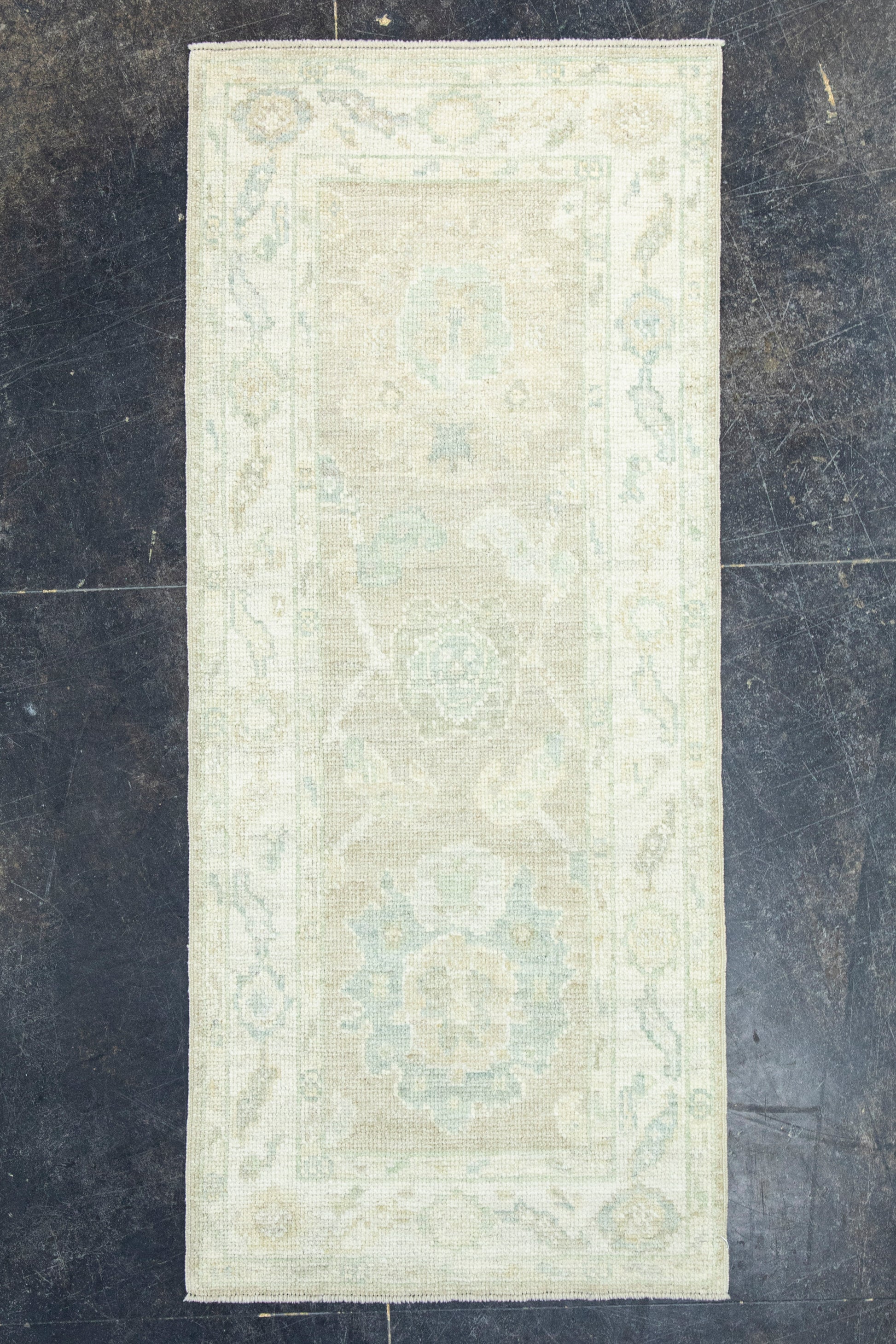 Turkish Oushak Rug 2'2" x 5'2" #19843