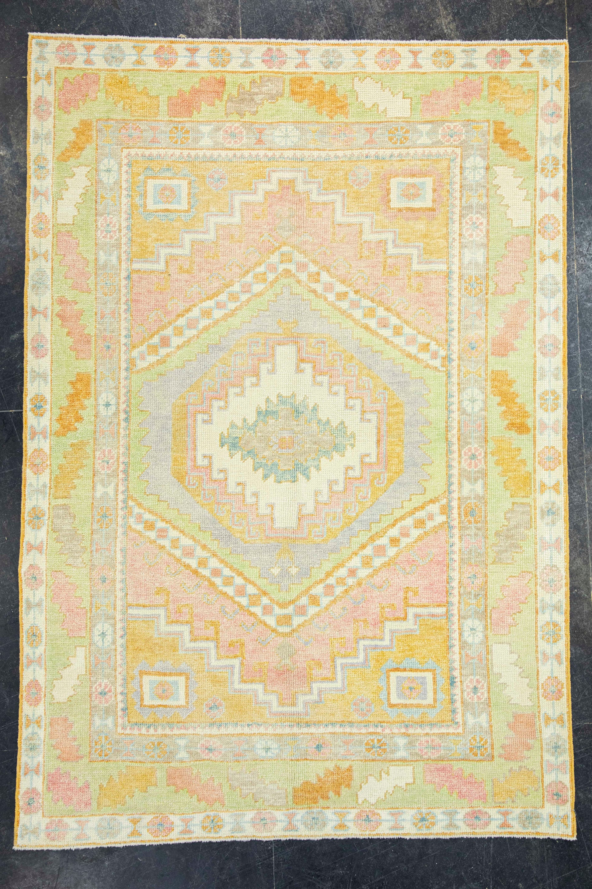 Turkish Oushak Rug 5'11" x 7'2" #19152