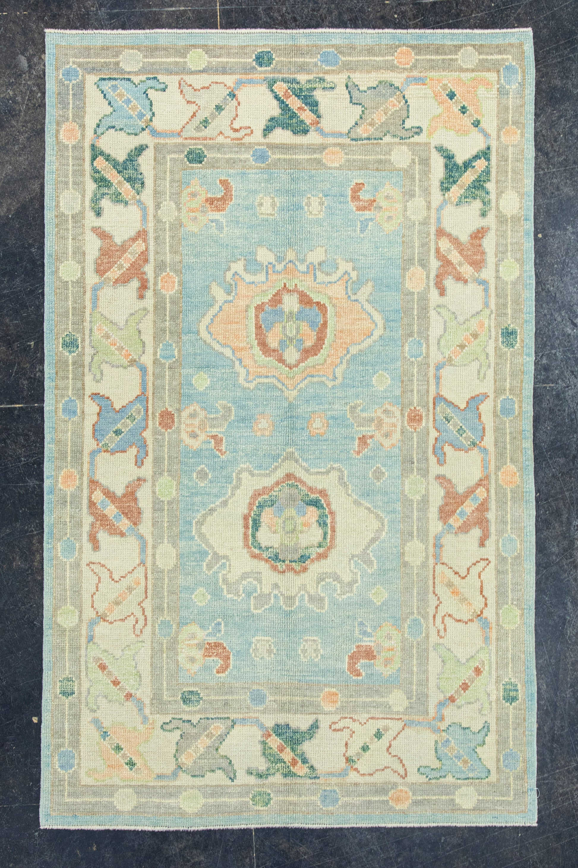 Turkish Oushak Rug 3'9" x 6' #20010