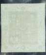 Turkish Oushak Square Rug 11'9" x 13' #19281