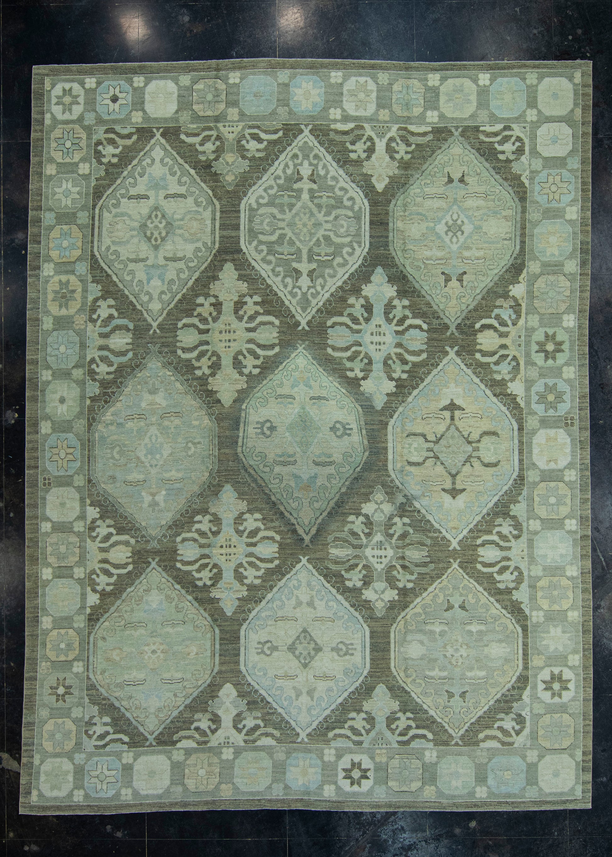 Turkish Oushak Rug 12'2" x 16'1" #8386