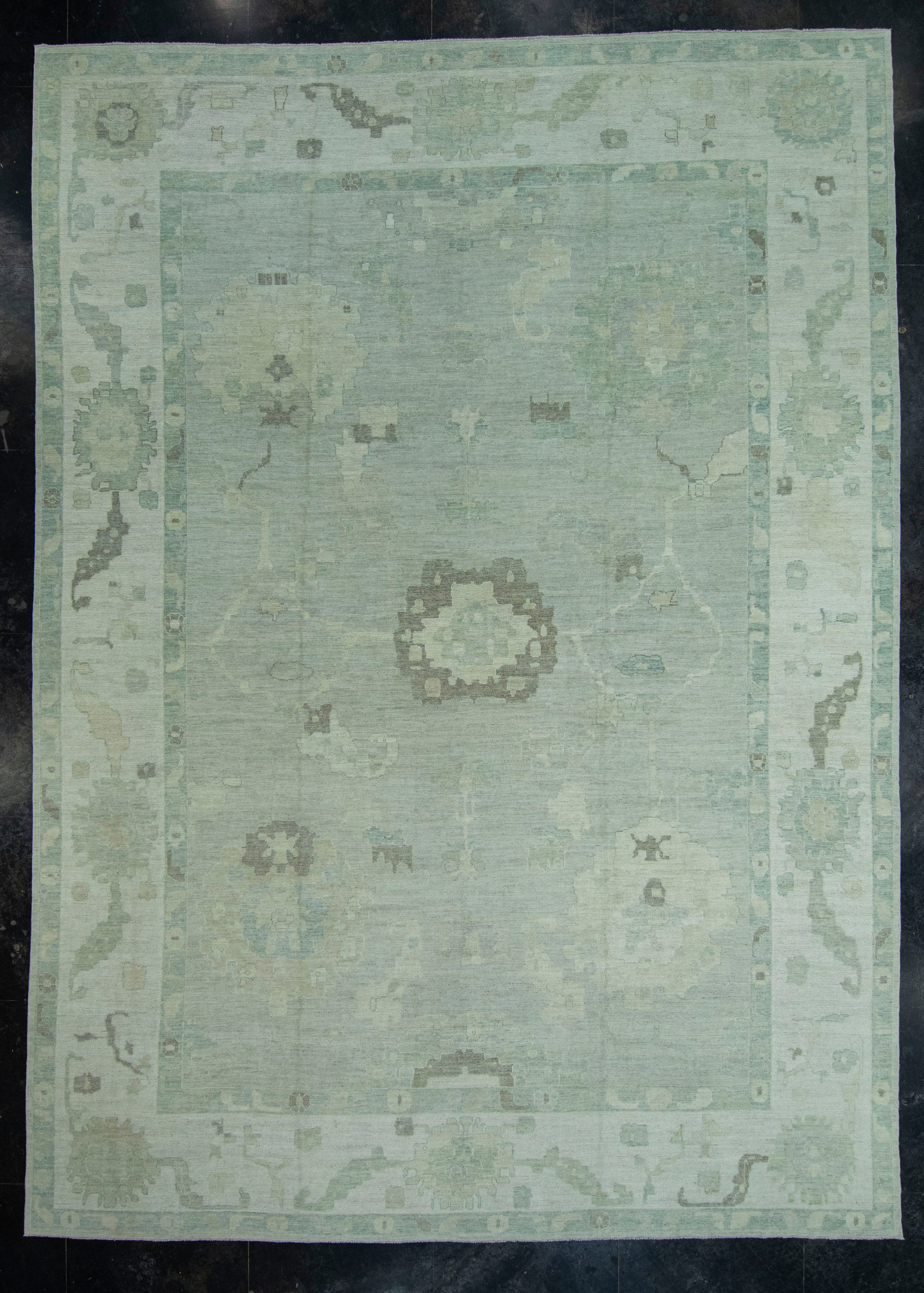 Turkish Oushak Rug 14'1" x 19'5" #19385