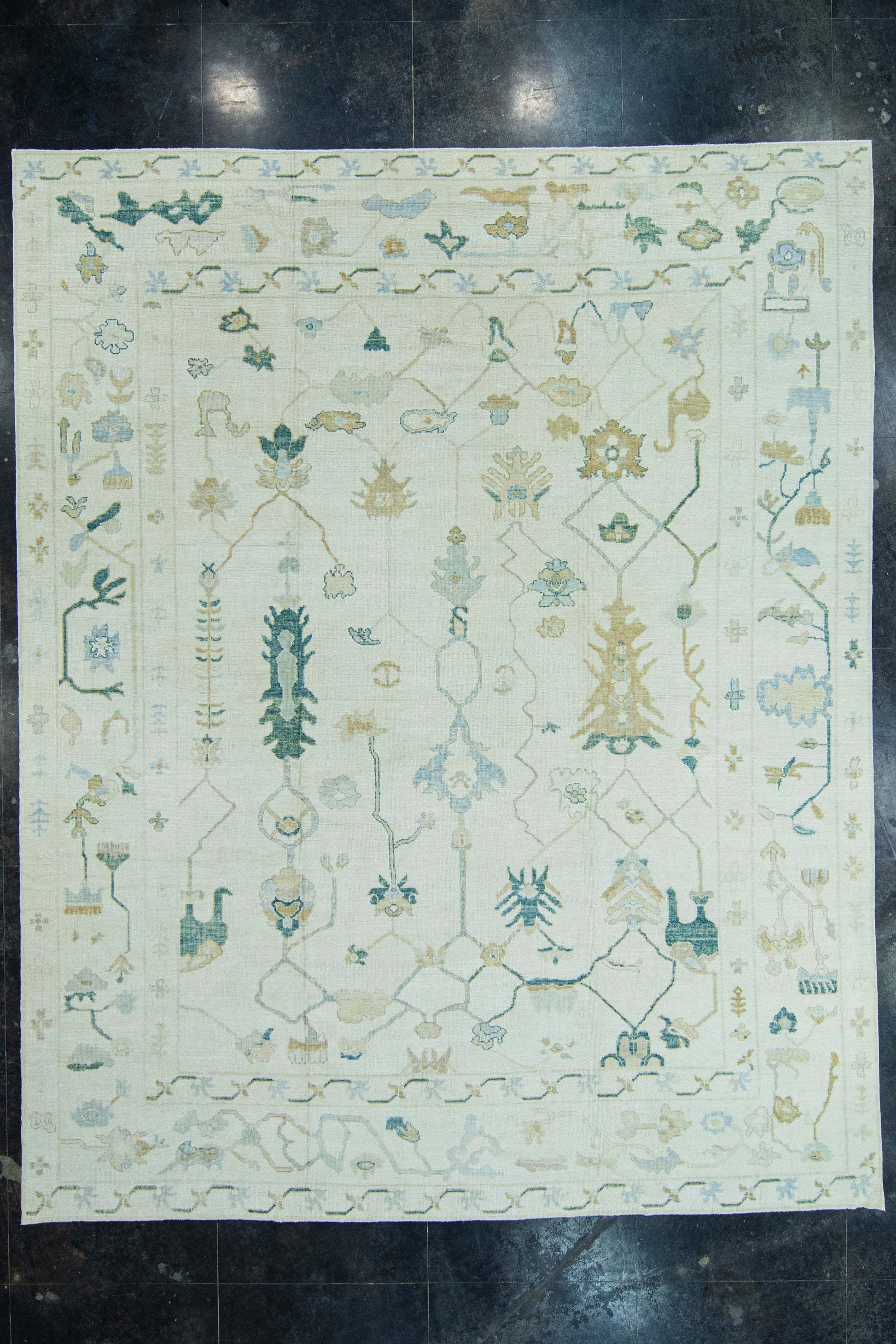 Turkish Oushak Rug 12'3" x 15'2" #20099