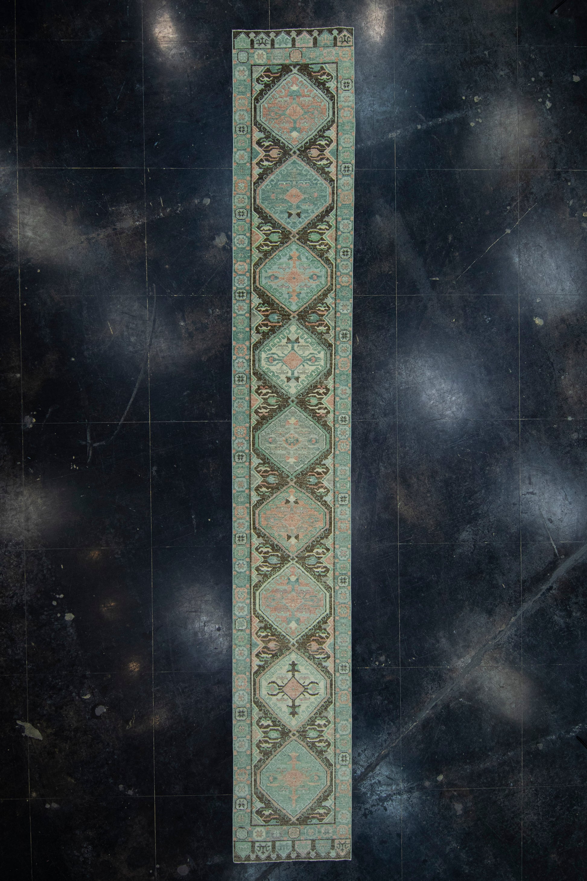 Turkish Oushak Rug 2'1" x 19'11" #20089
