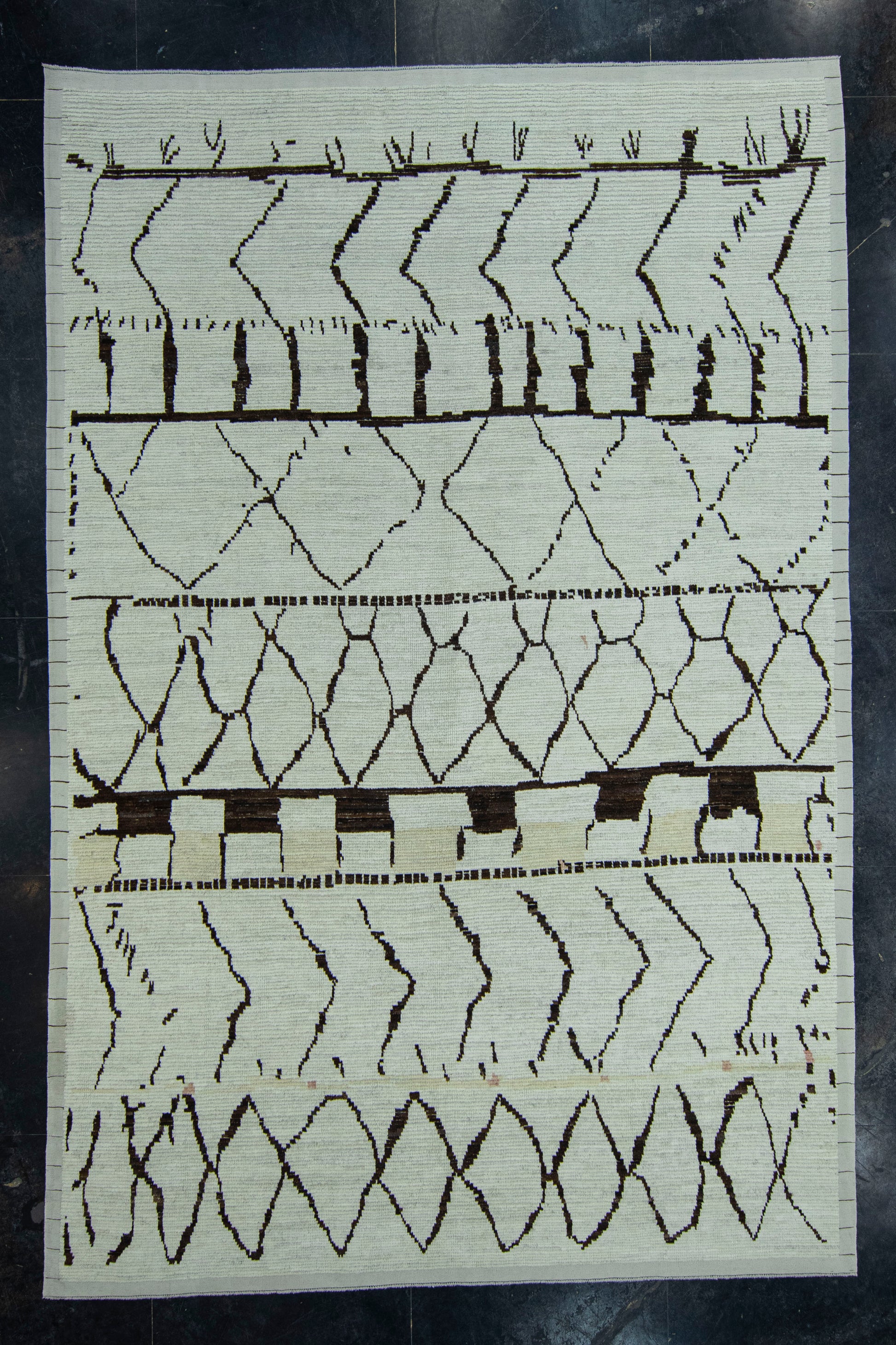 Turkish Tulu Handmade Rug  9'4" x 14'1"#19374