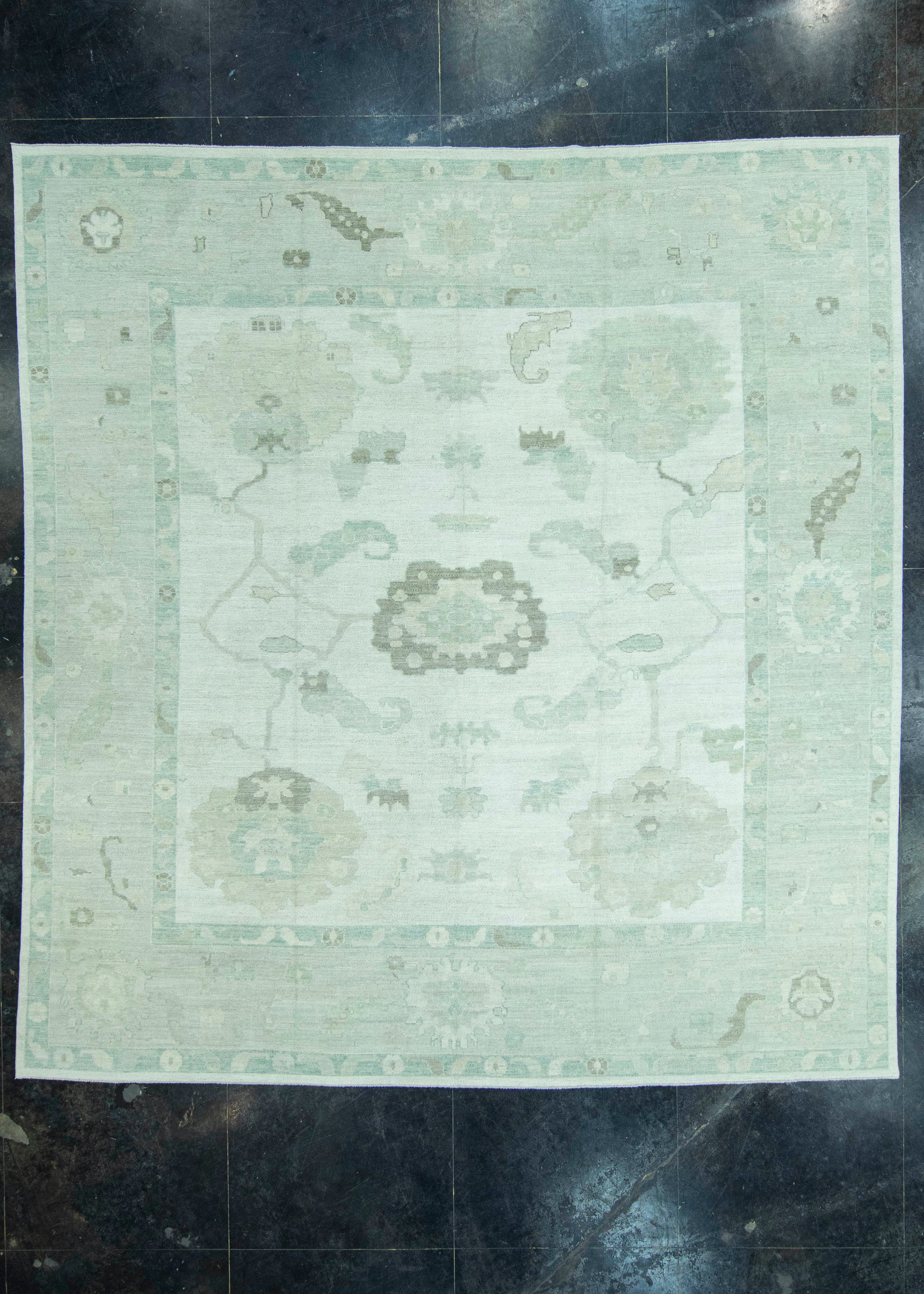 Turkish Oushak Rug 11'7" x 12'4" #19382