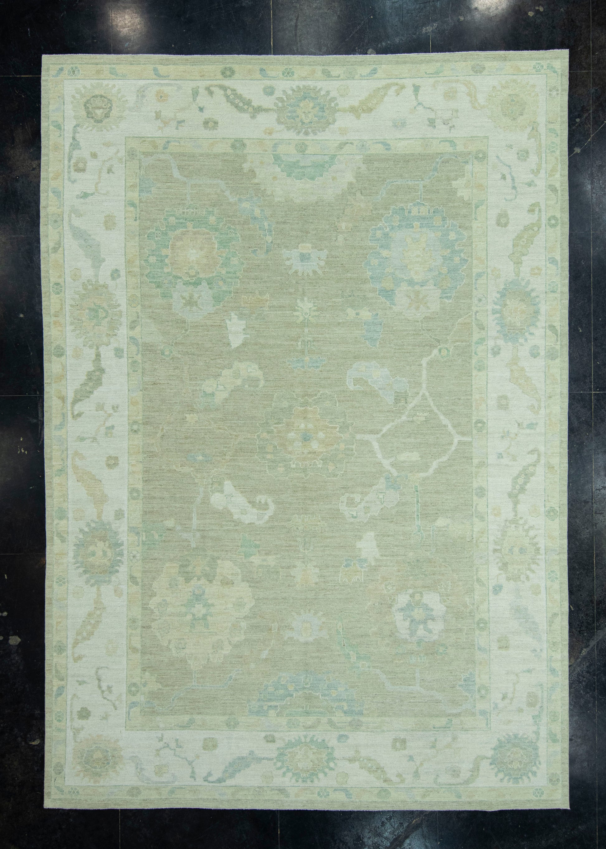 Turkish Oushak Rug 9'10" x 14'1" #19301
