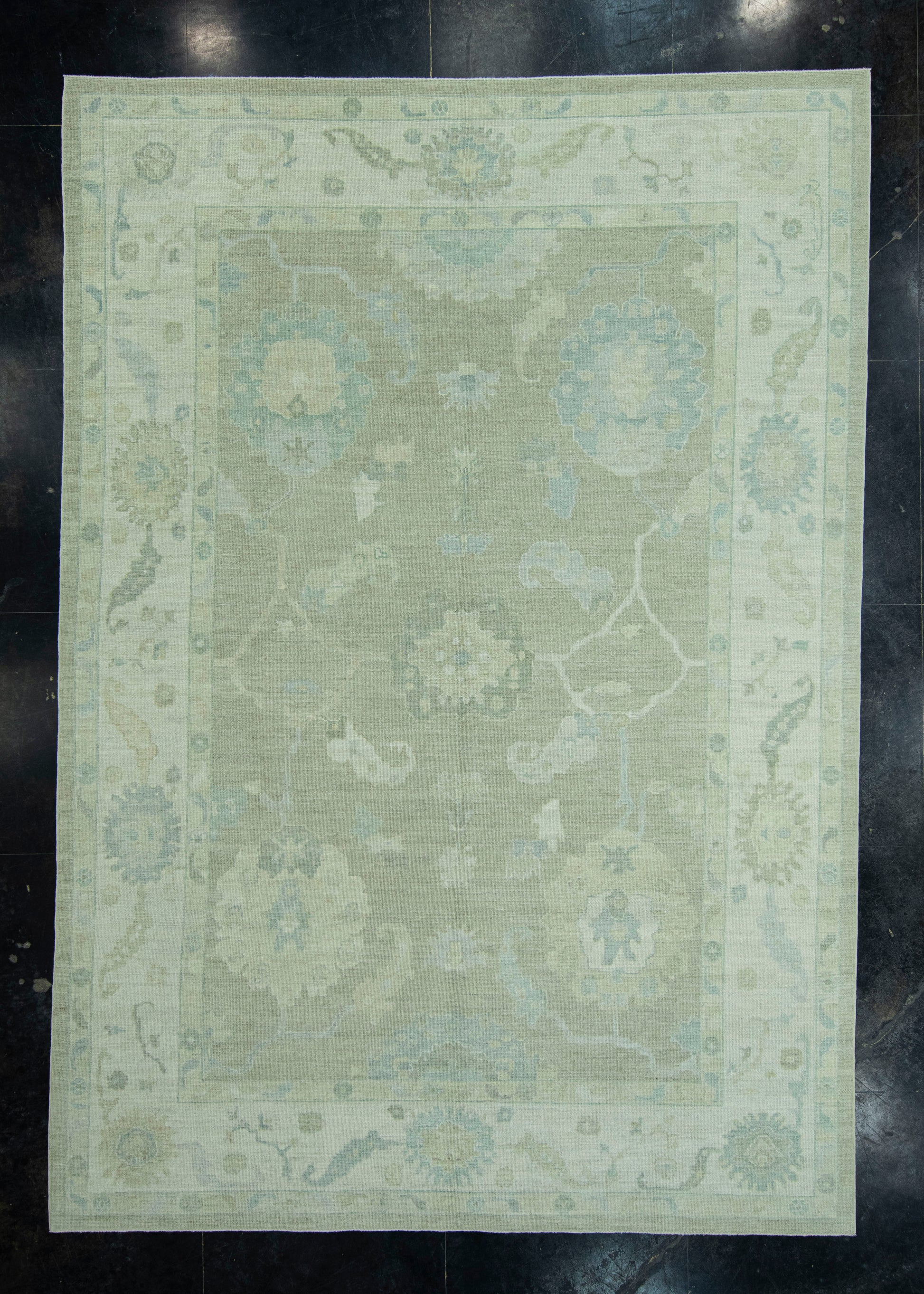 Turkish Oushak Rug 9'11 x 14'2" #19370