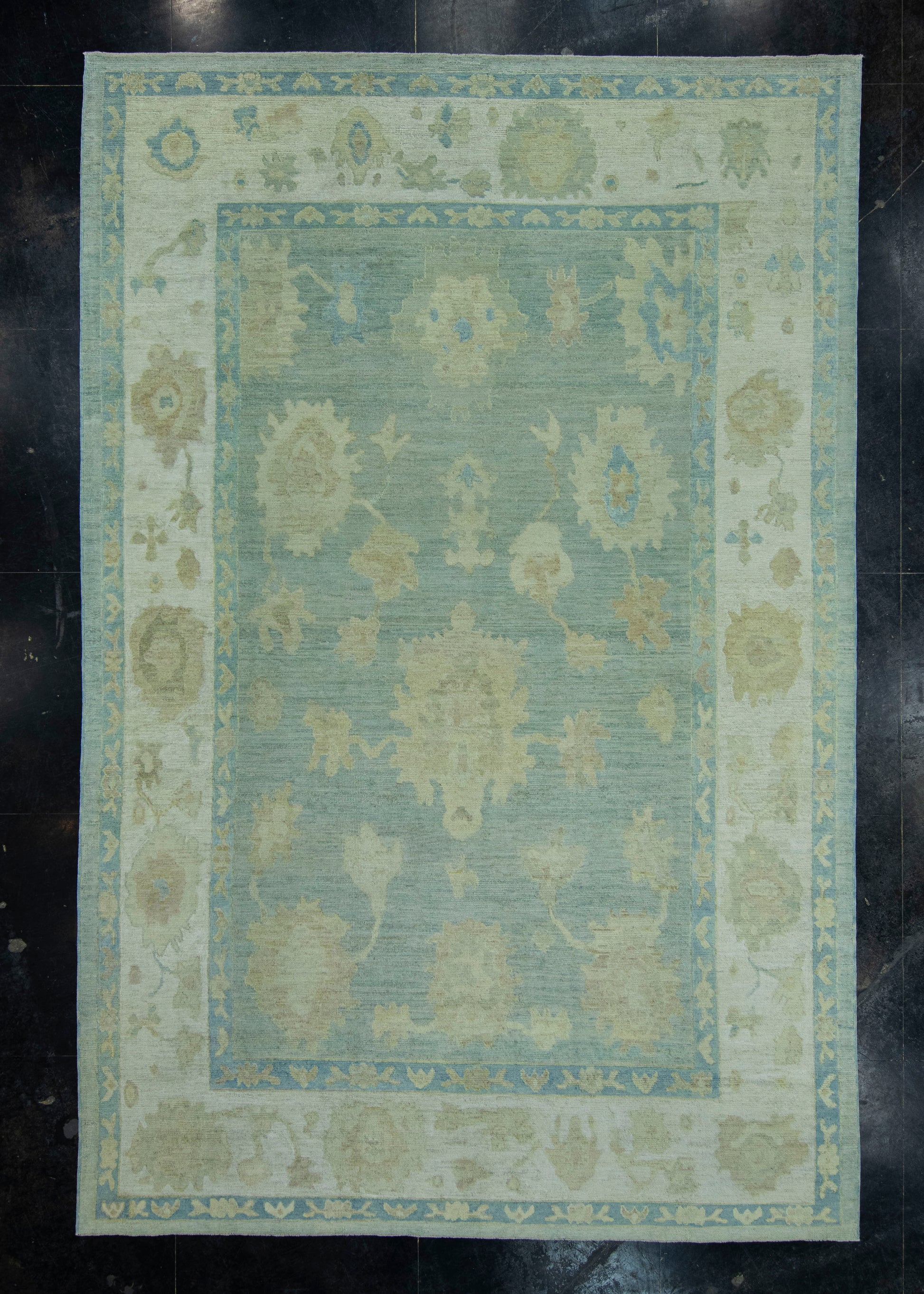 Turkish Oushak Rug 9'7" x 14'7" #19065
