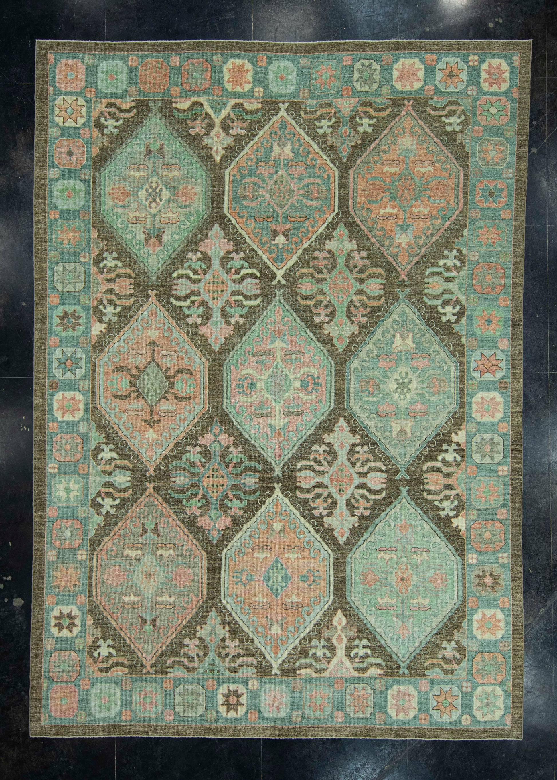 Turkish Oushak Rug 10'1" x 14'3" #20037