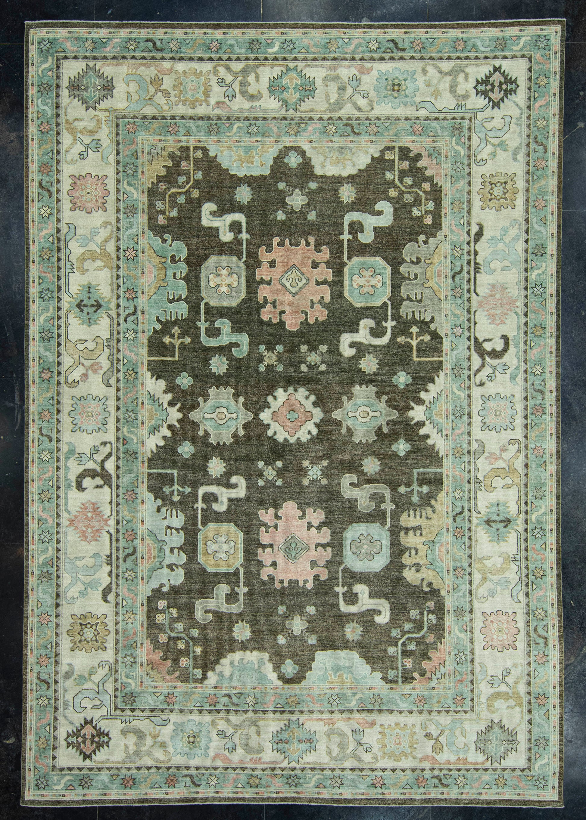 Turkish Oushak Rug 9'8" x 14' #19425