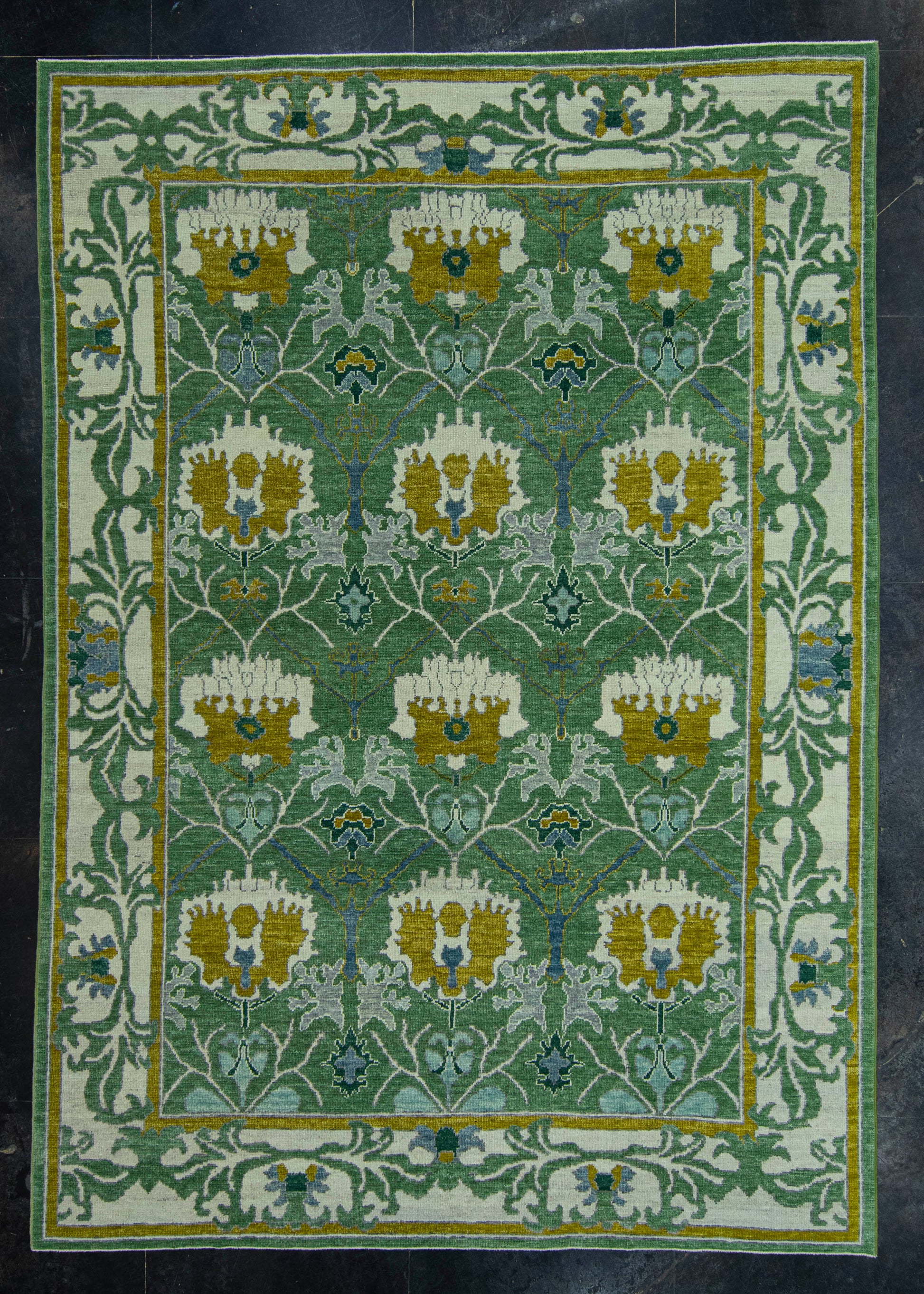 Turkish Oushak Rug 9'7" x 13'7" #20146