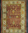 Turkish Oushak Old Wool Rug  9'10" x 14' #20121