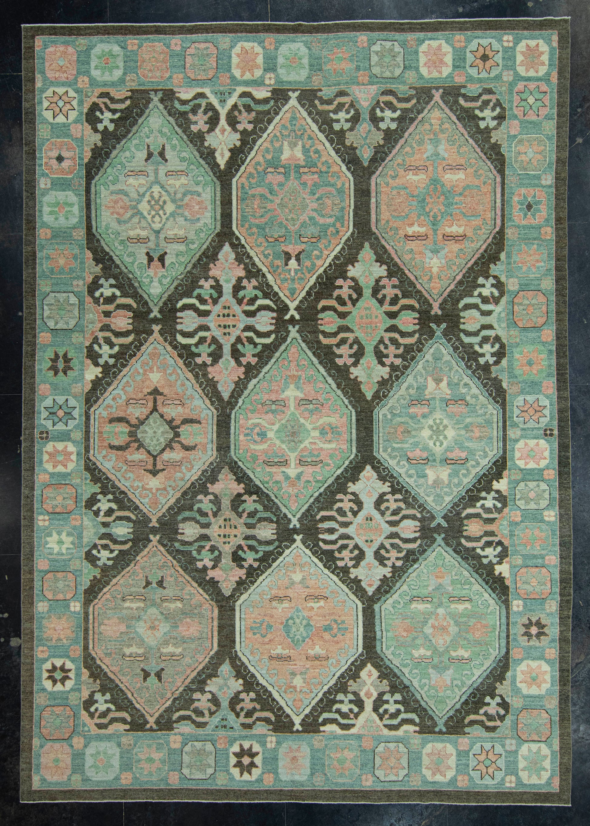 Turkish Oushak Rug 10'3" x 14'6" #20056
