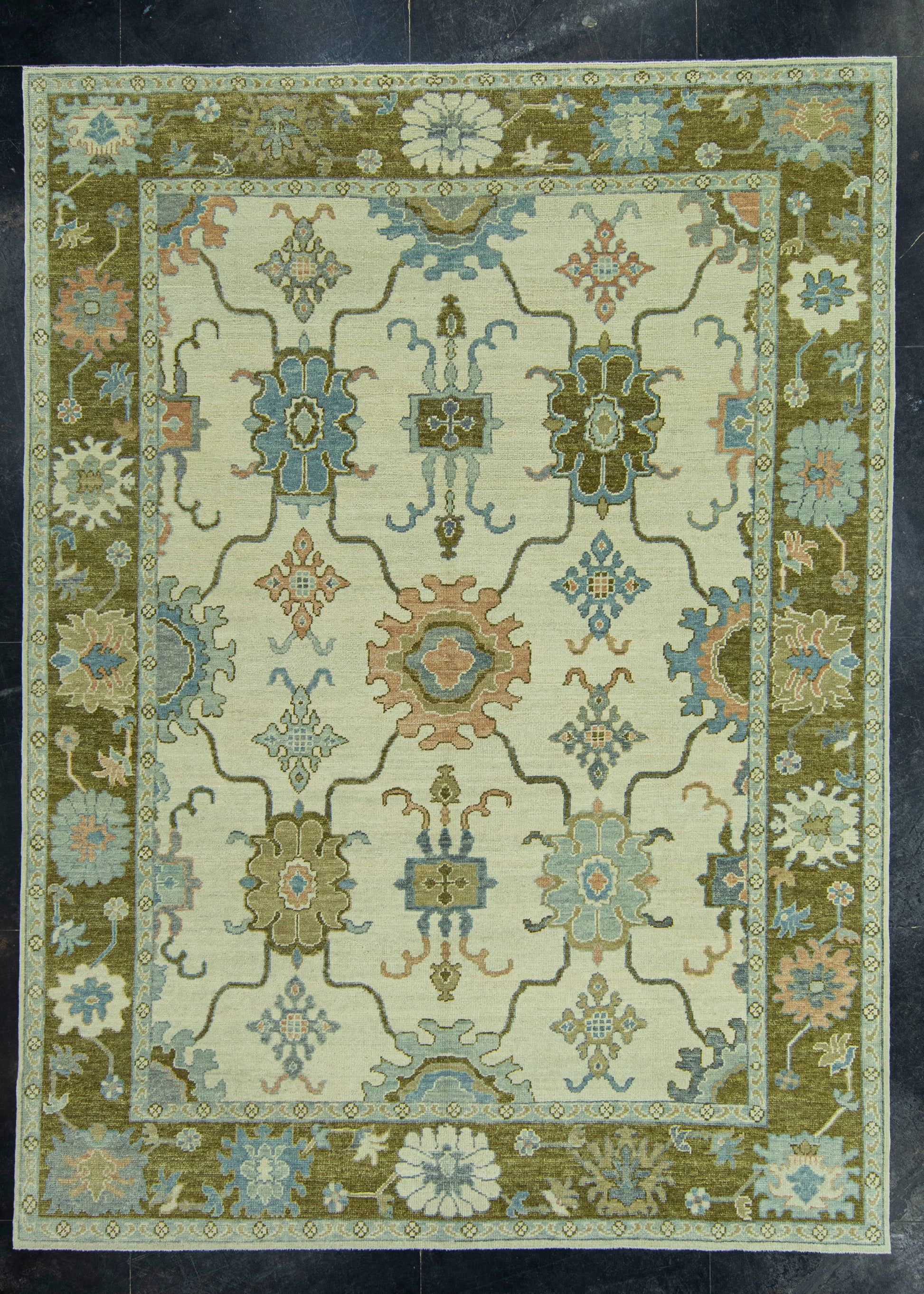 Turkish Oushak Rug 9' x 12'3" #20133