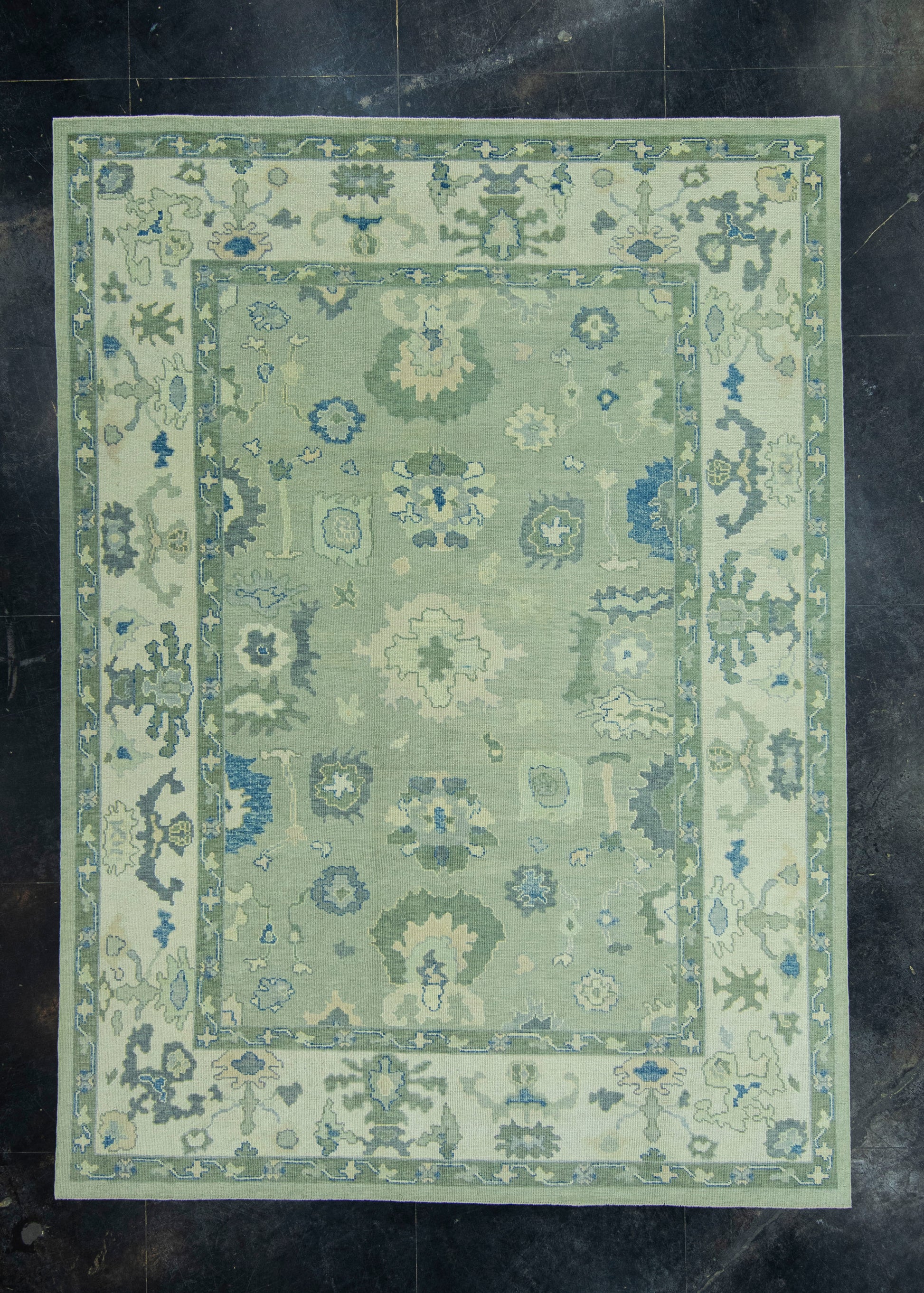 Turkish Oushak Rug 8'10" x 12' #19547