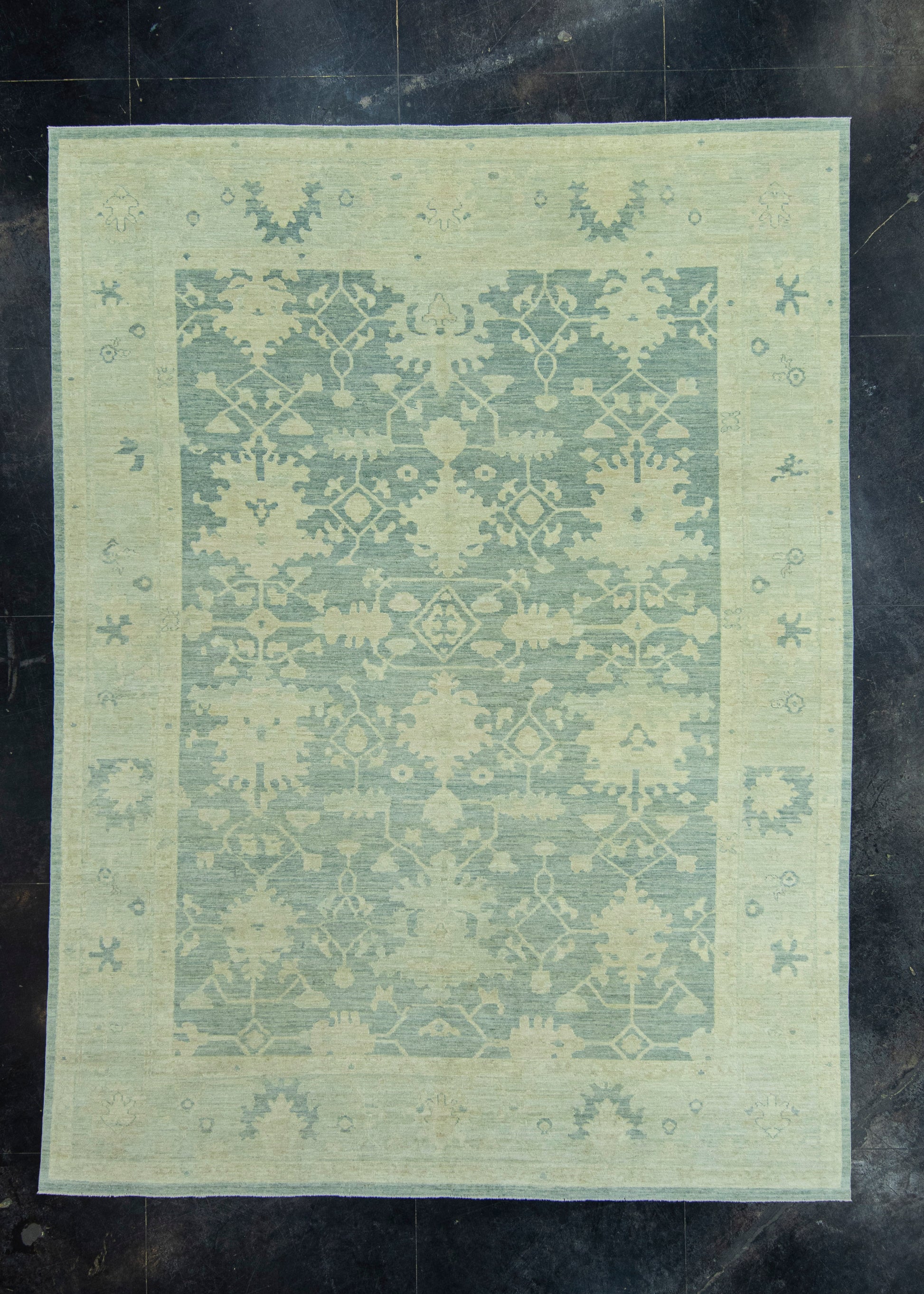 Turkish Oushak Rug 8'11" x 11'11" #20084