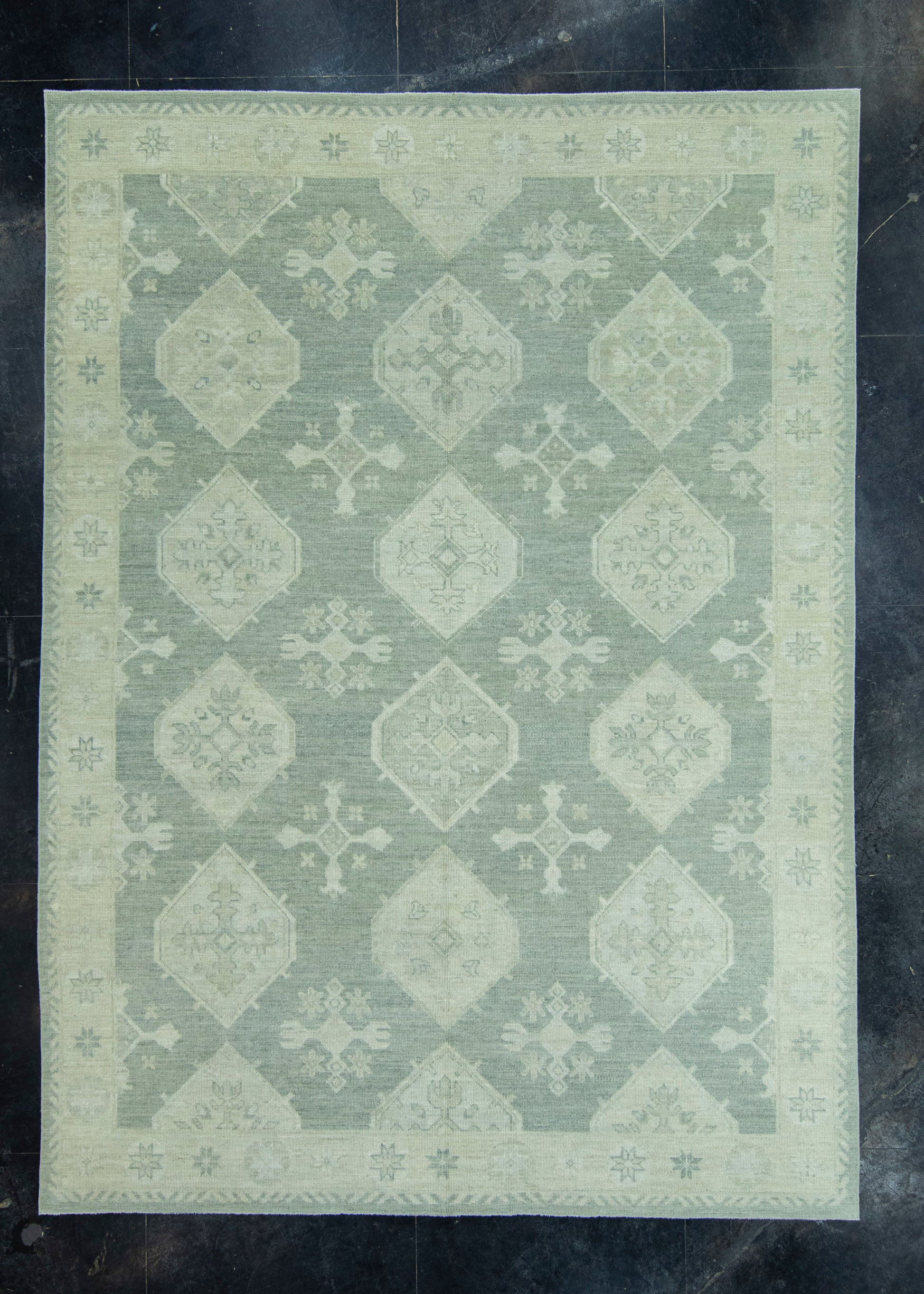 Turkish Oushak Rug 9' x 12'5" #19508