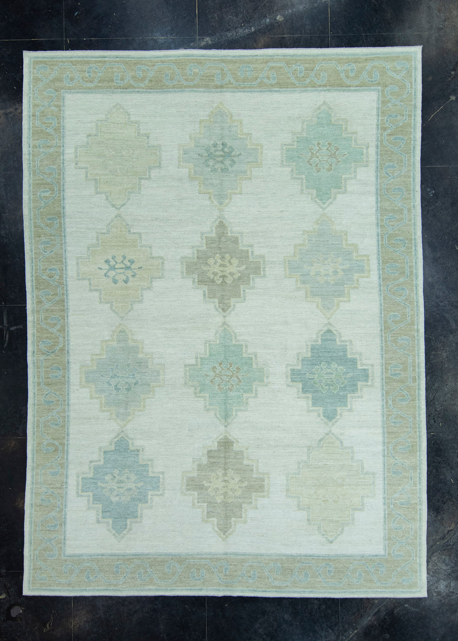 Turkish Oushak Rug 9' x 12'2" #19253
