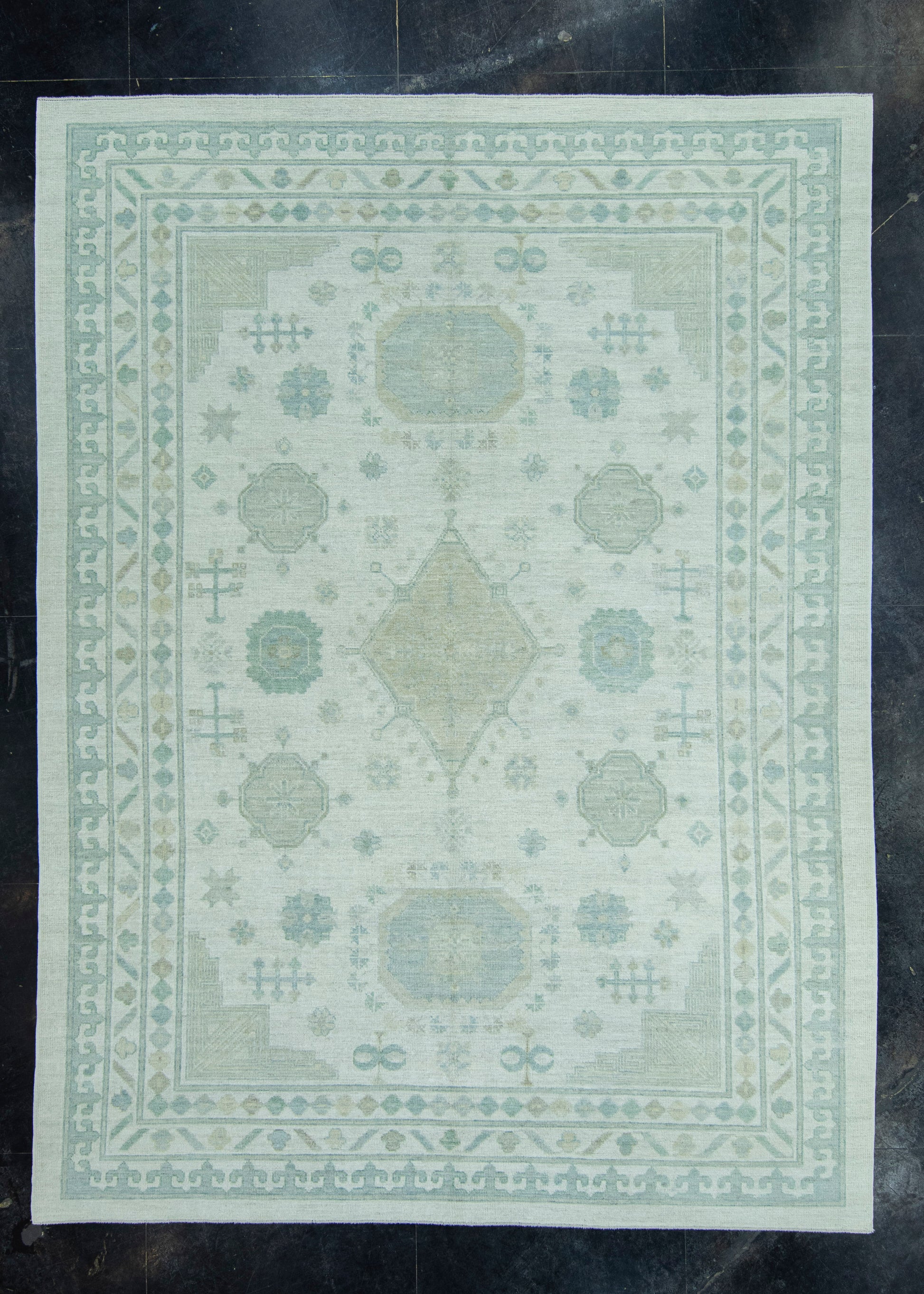 Turkish Oushak Rug 9'4" x 12'6" #19402