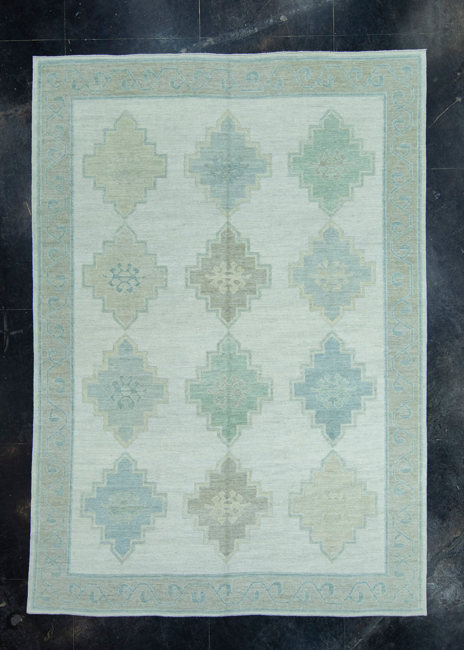 Turkish Oushak Rug 8'9" x 12'5" #19296