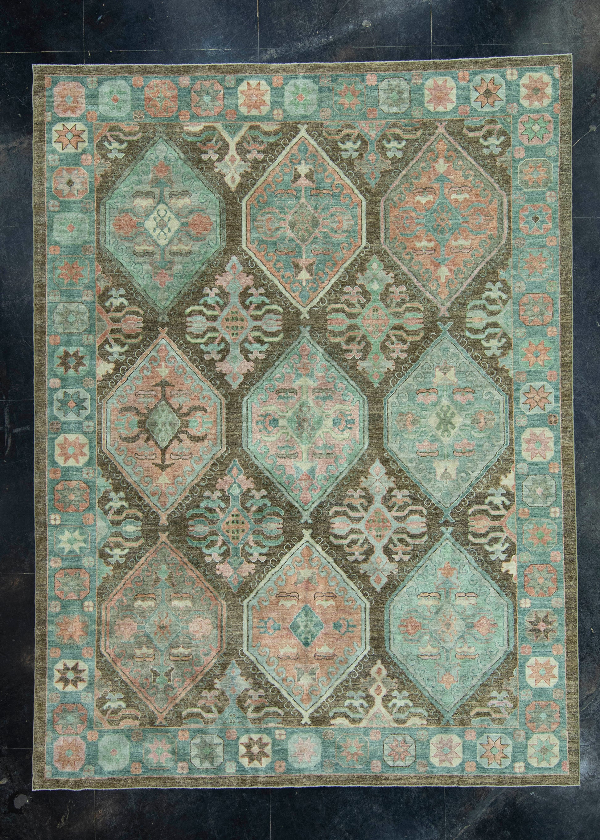 Turkish Oushak Rug 9'3" x 12'5" #20045