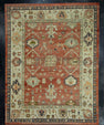 Turkish Oushak Old Wool Rug  9'3" x 11'11" #30136
