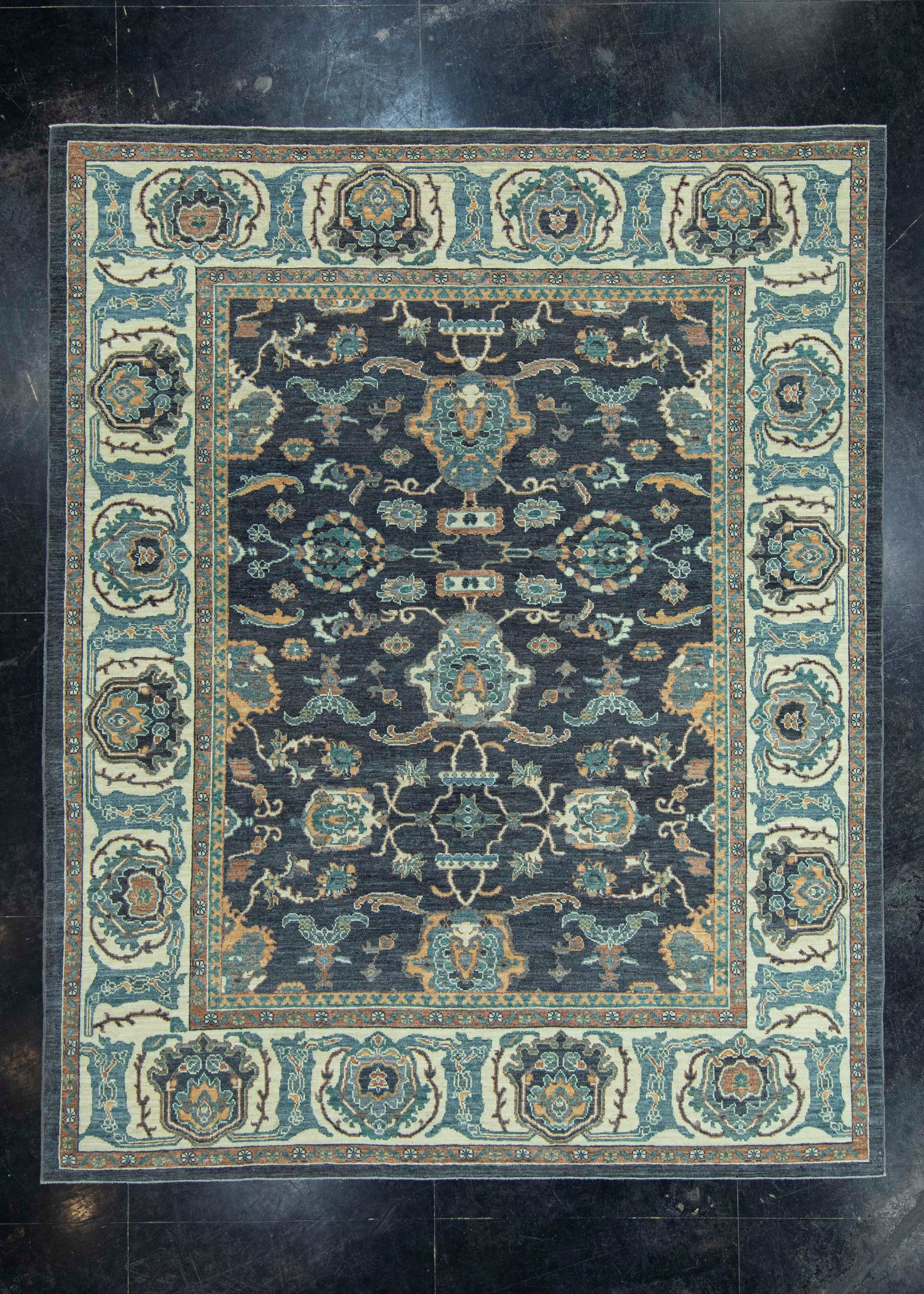 Turkish Oushak Antique Look Rug 8'3" x 10'4" #20067
