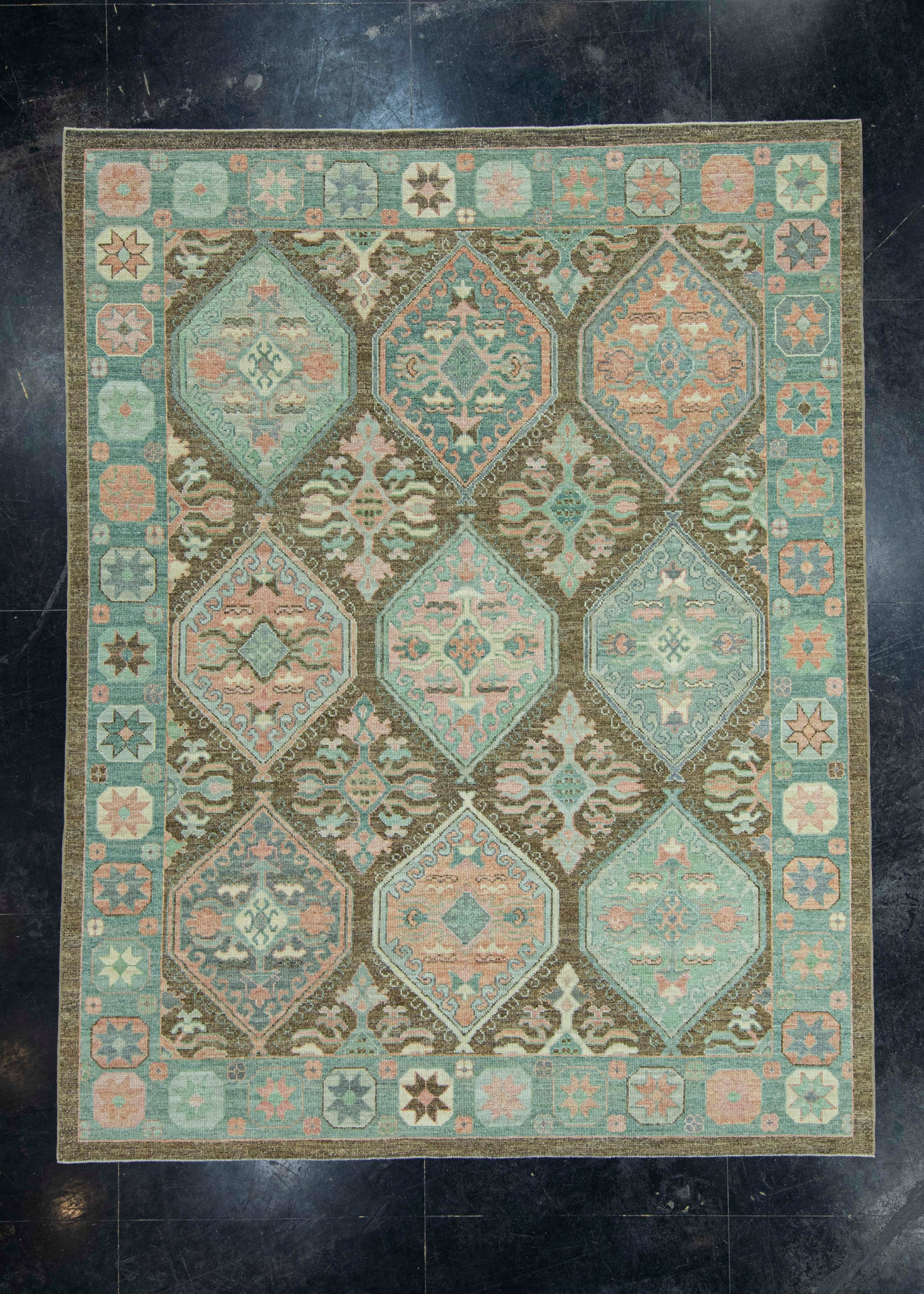 Turkish Oushak Rug 7'11" x 10'2" #20044