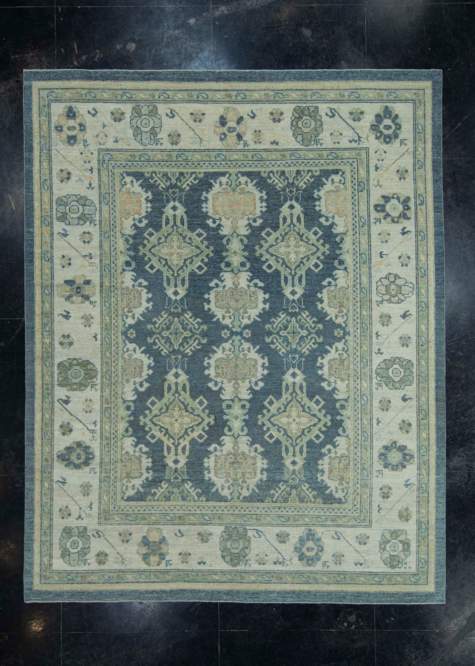 Turkish Oushak Rug 8'1" x 10'2" #19513