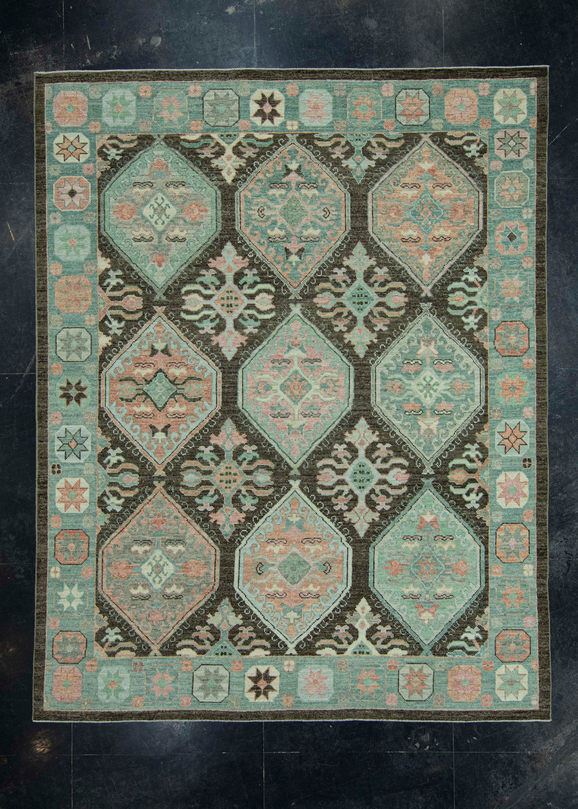 Turkish Oushak Rug 8'1" x 10'3" #20066