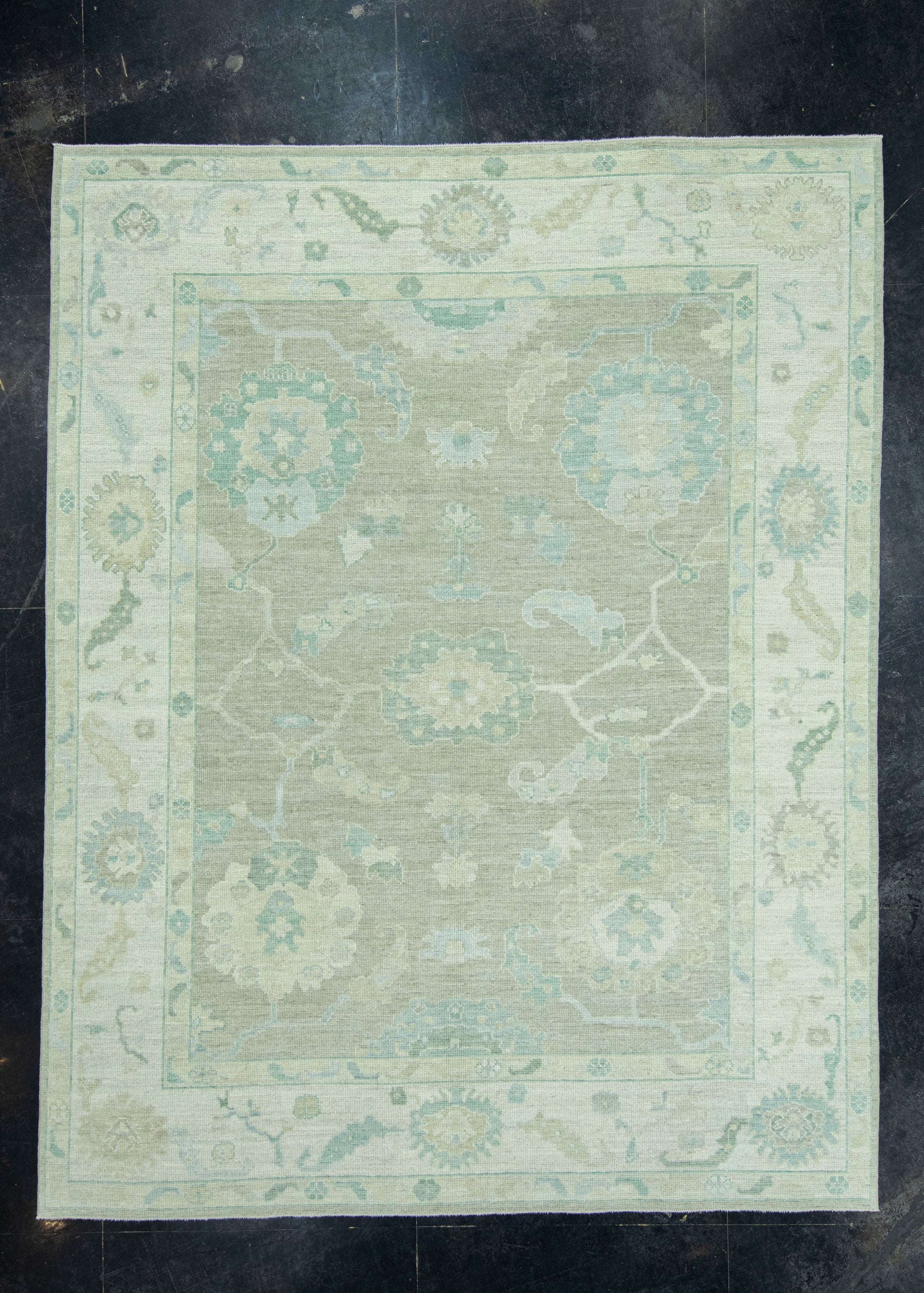 Turkish Oushak Rug 8' x 10'3" #19305